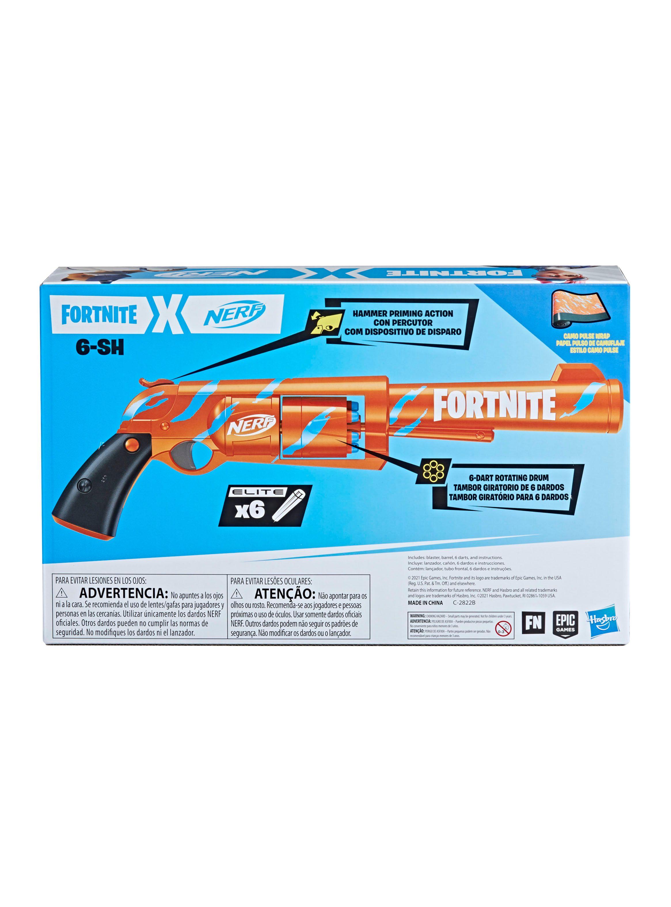 Lanzador Nerf Fortnite 6SH Pulso de Camuflaje-3