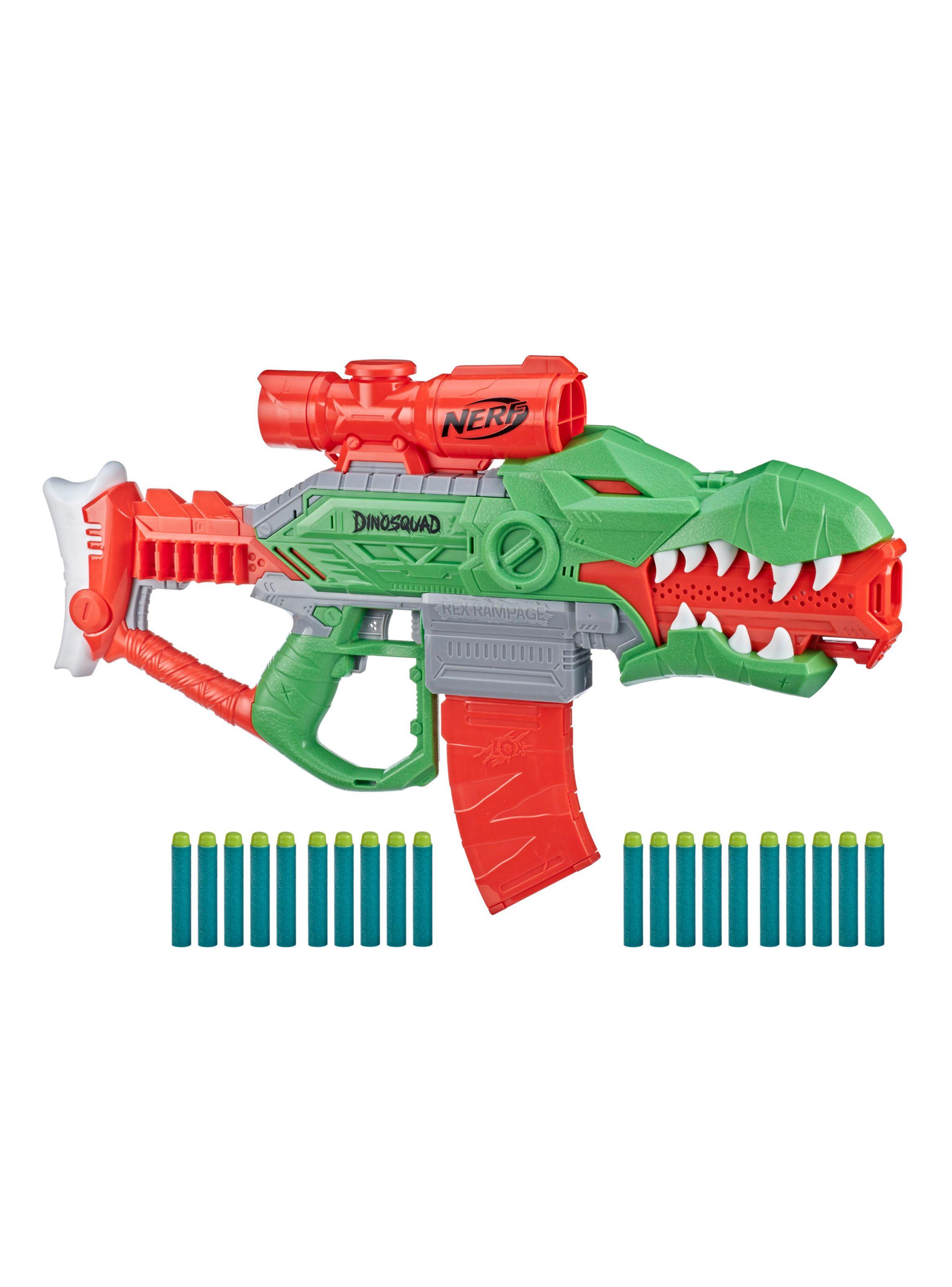 Lanzadardos Motorizado Rex-Rampage con Clip de 10 Dardos-0