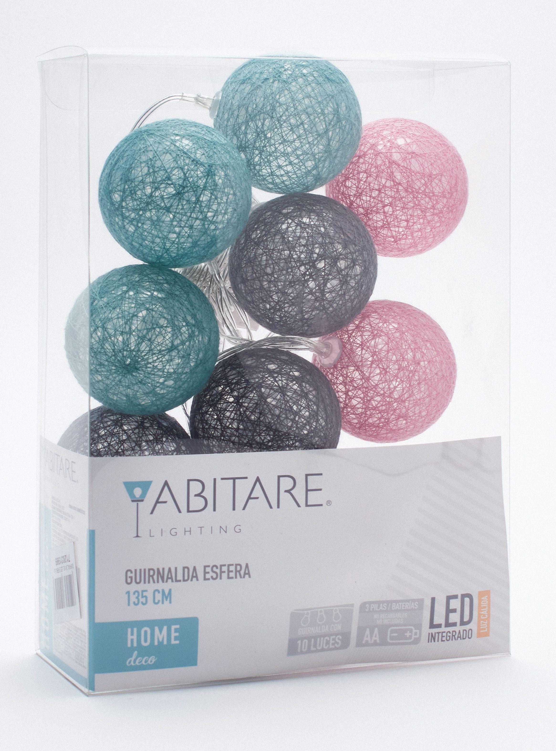 Guirnalda Esferas Colores 10 Luces LED-4