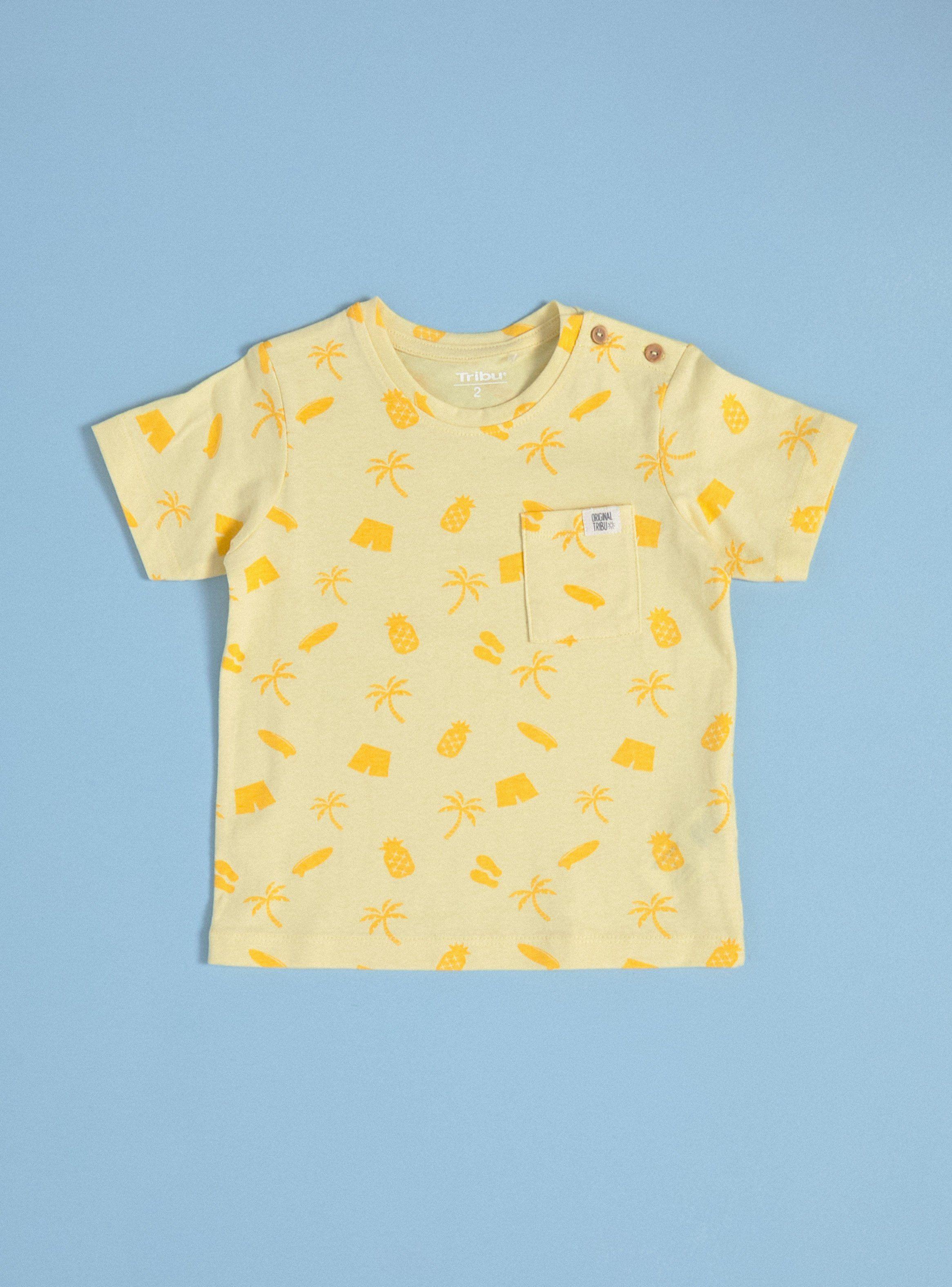Polera Estampada con Bolsillo-0
