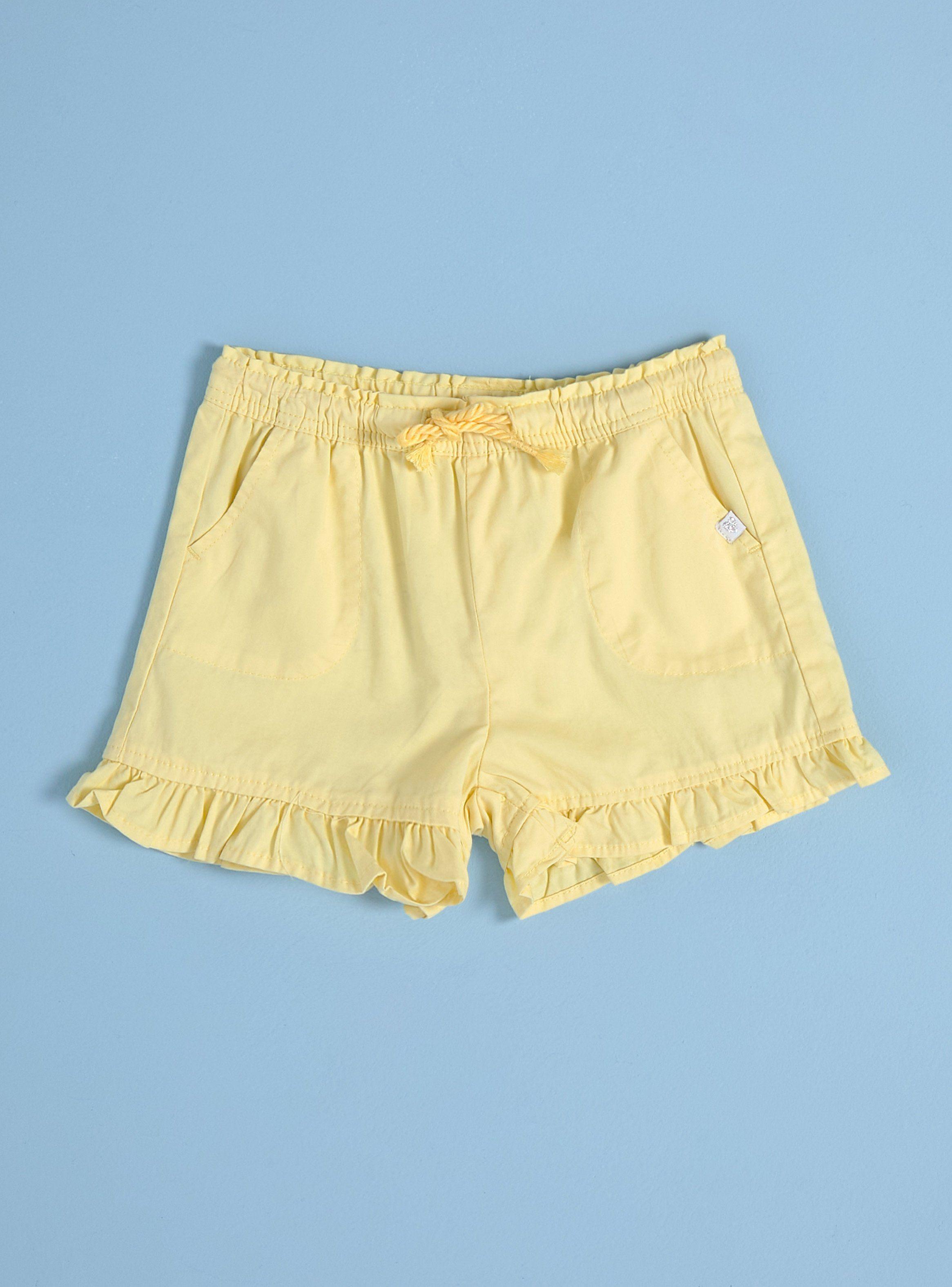 Short con Cintura Ajustable y Vuelos-0