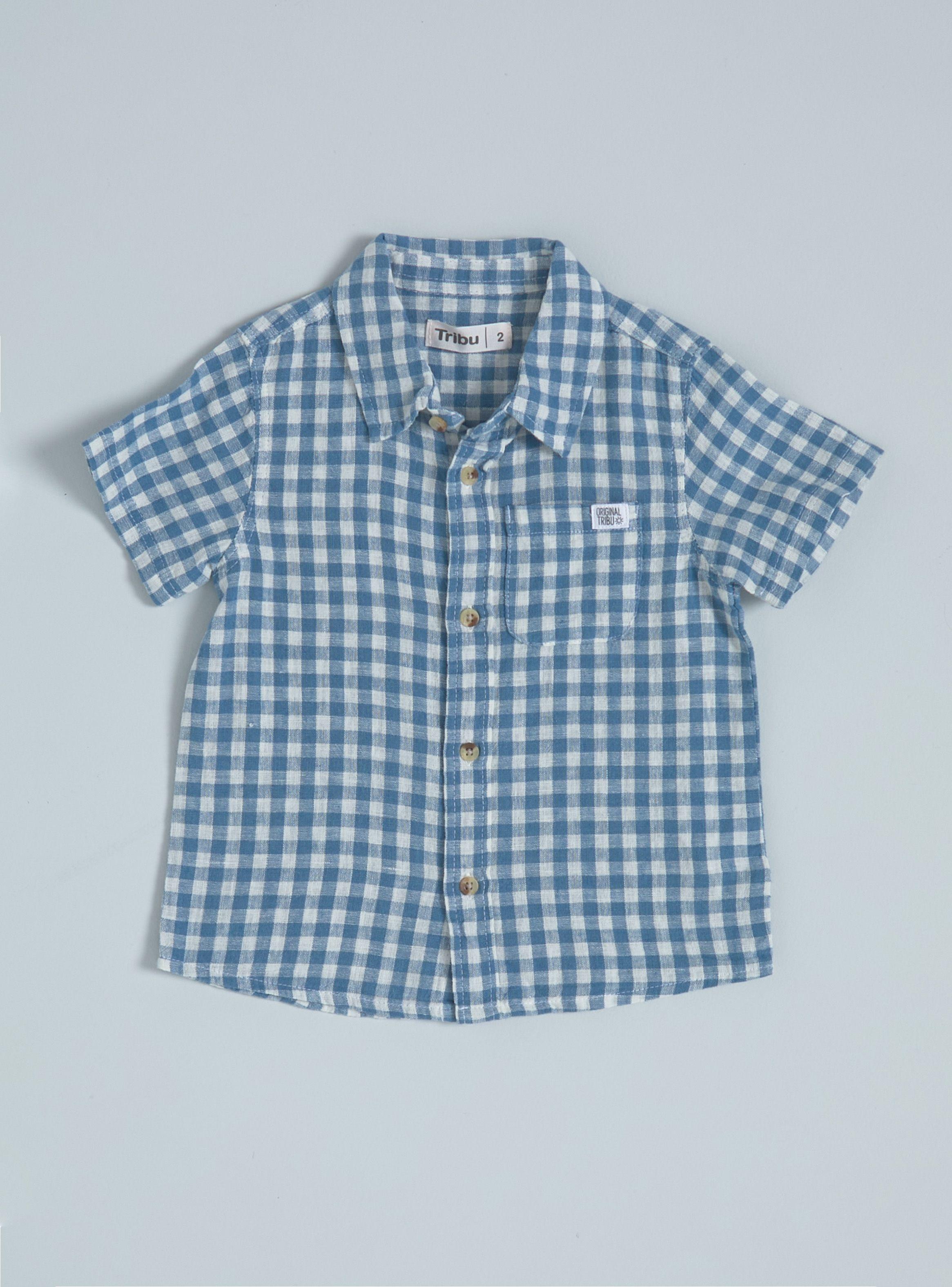Camisa de Vestir con Bolsillo Delantero-0