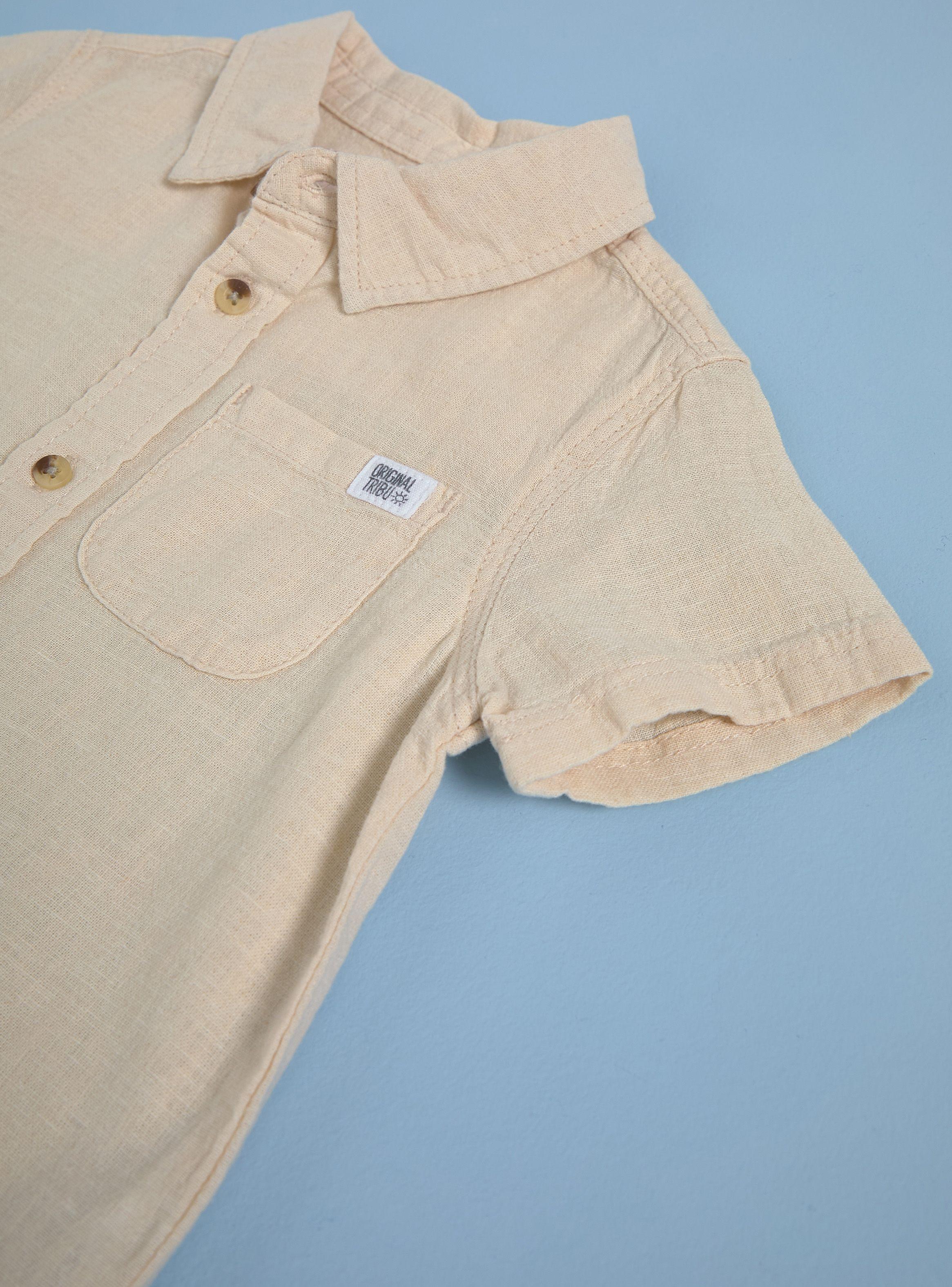 Camisa de Vestir con Bolsillo Delantero-4