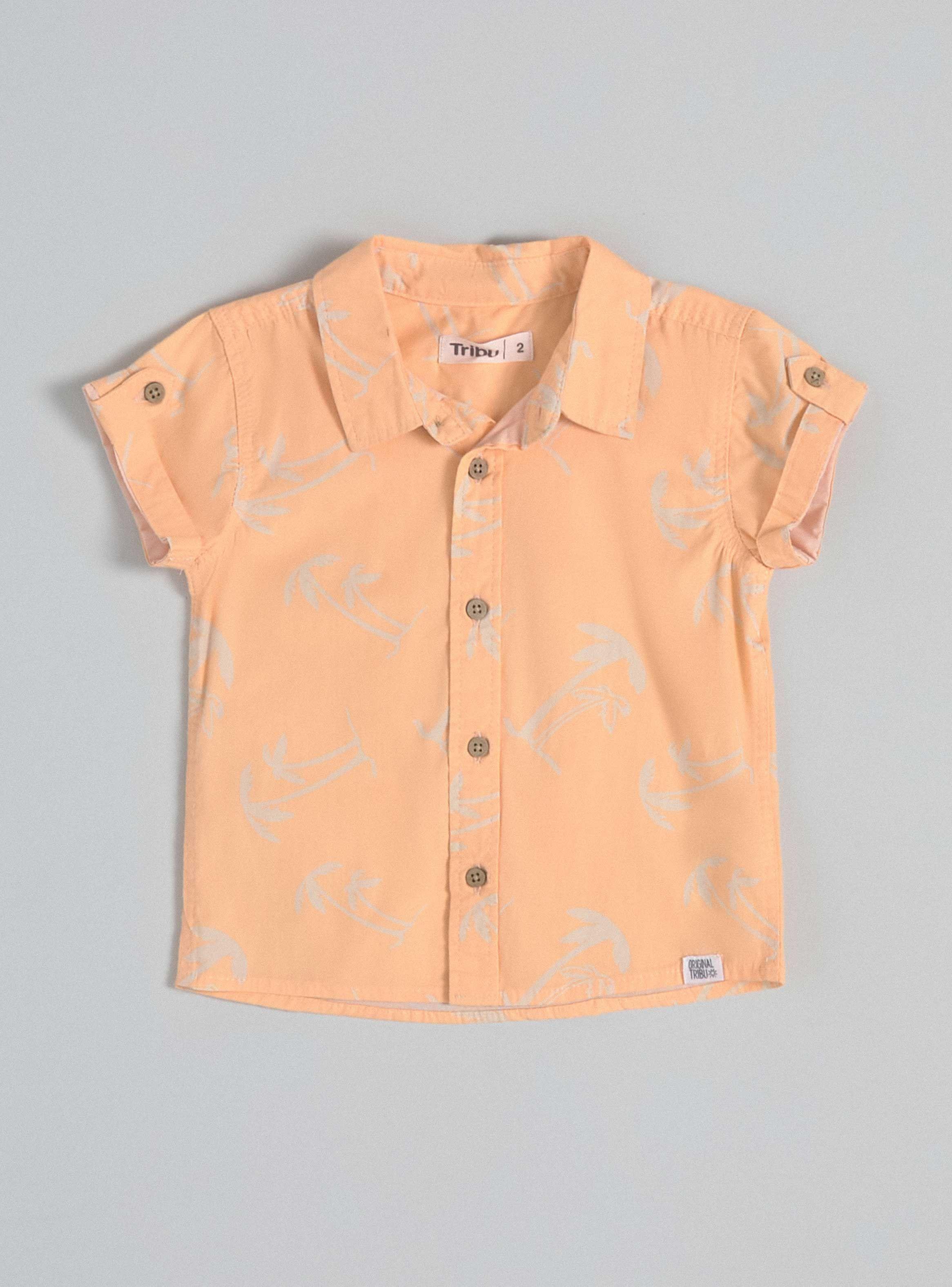 Camisa de Vestir Baby Estampada Algodón-0