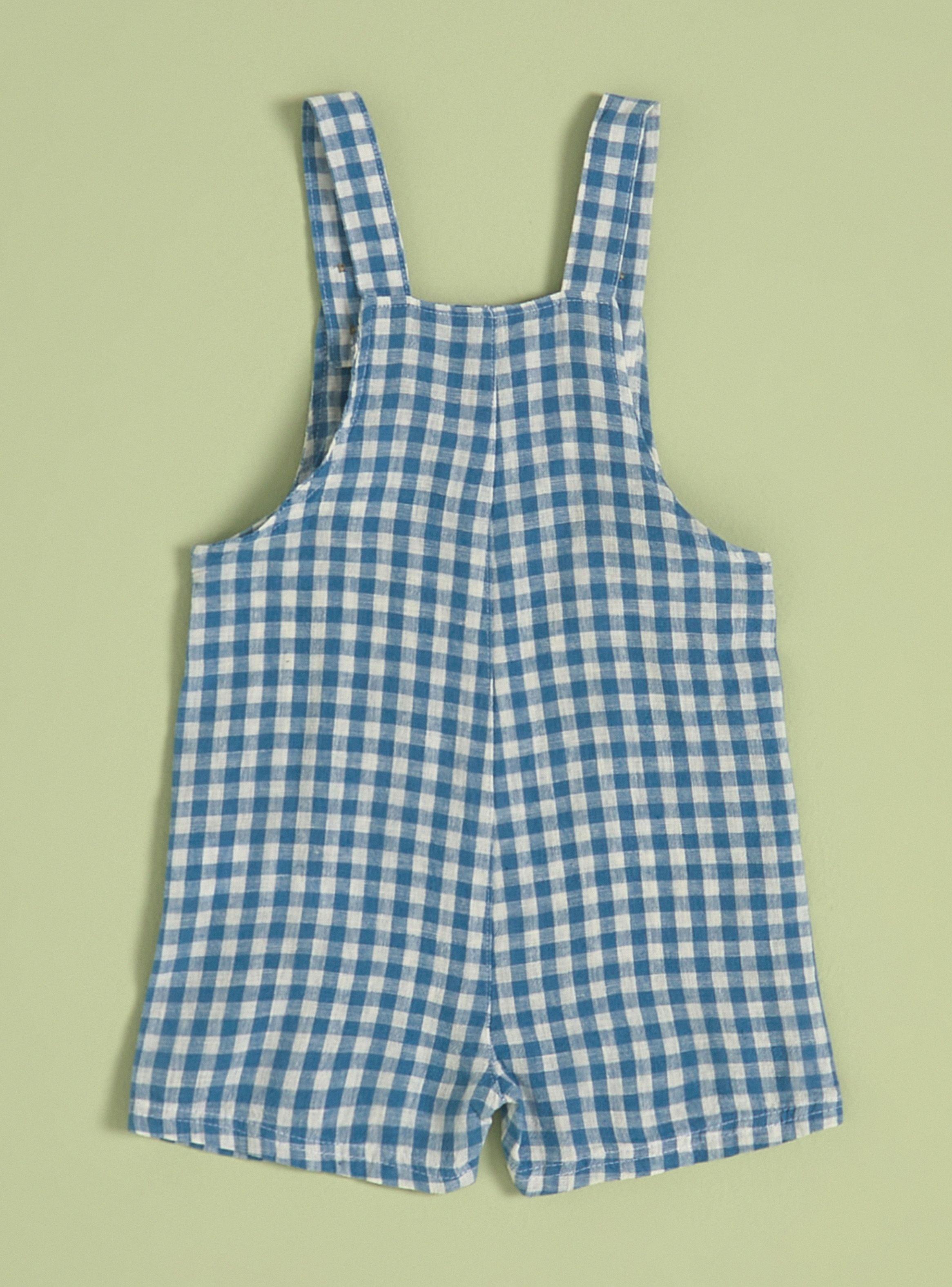 Jardinera Estampada con Bolsillos Delanteros-3