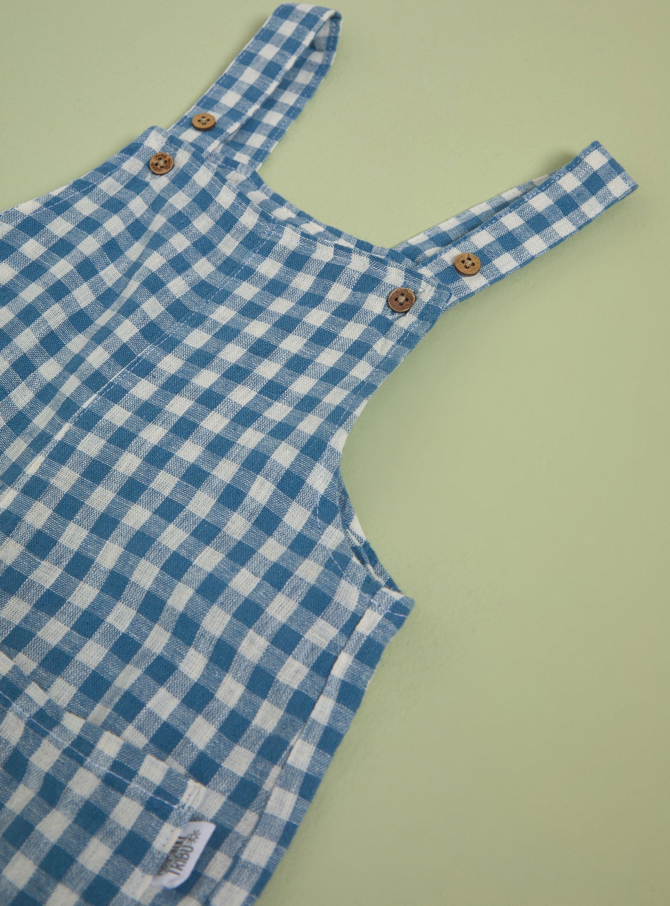 Jardinera Estampada con Bolsillos Delanteros-4