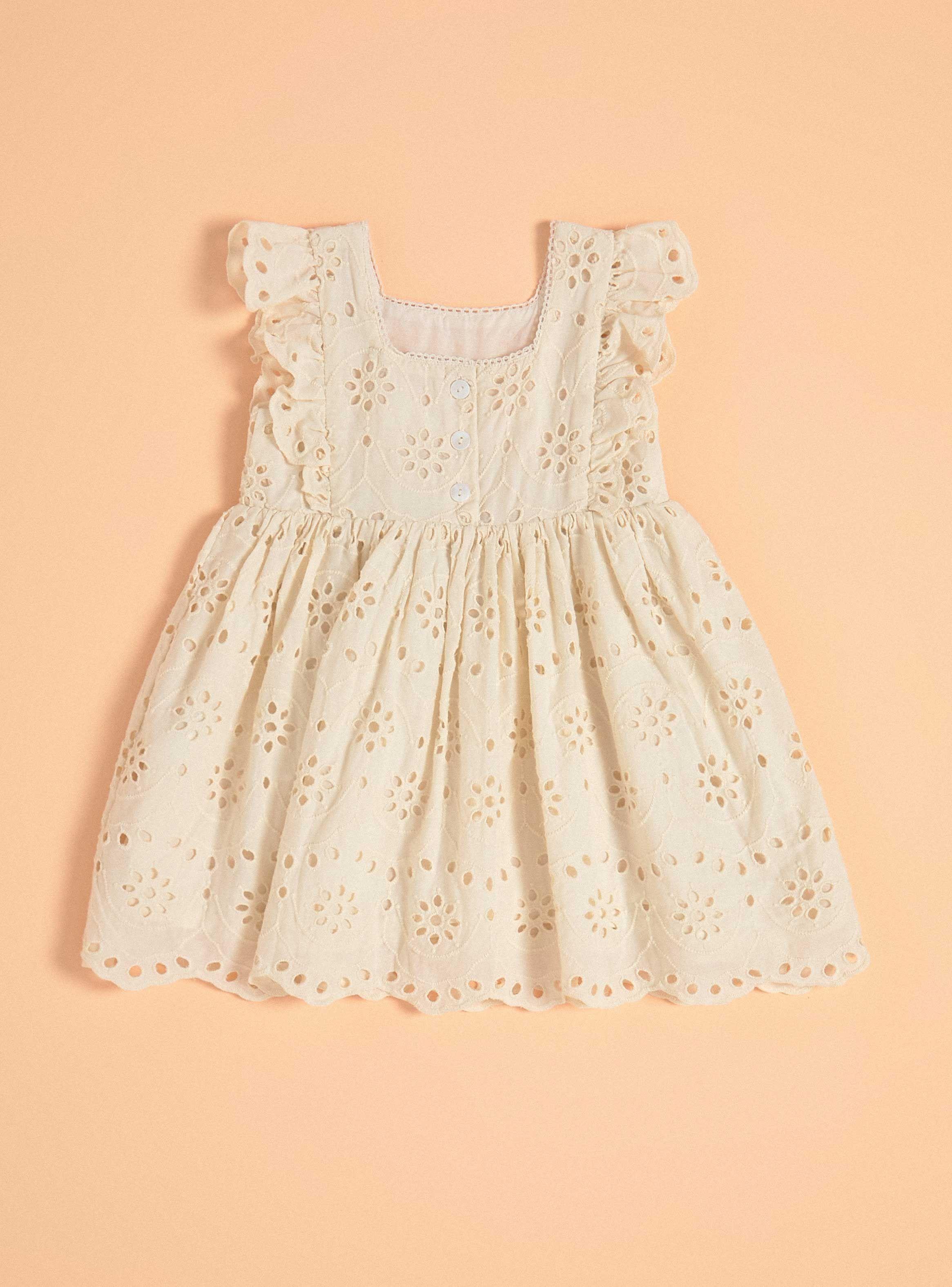 Vestido Broderie con Vuelos-1