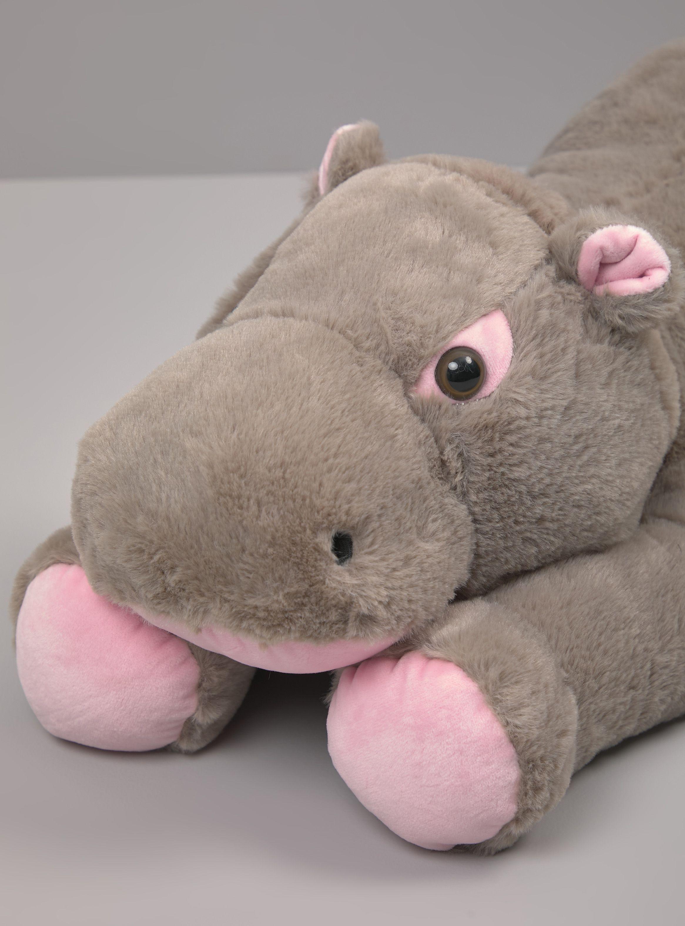 Peluche Hipopotamo Acostado 60 cm-2
