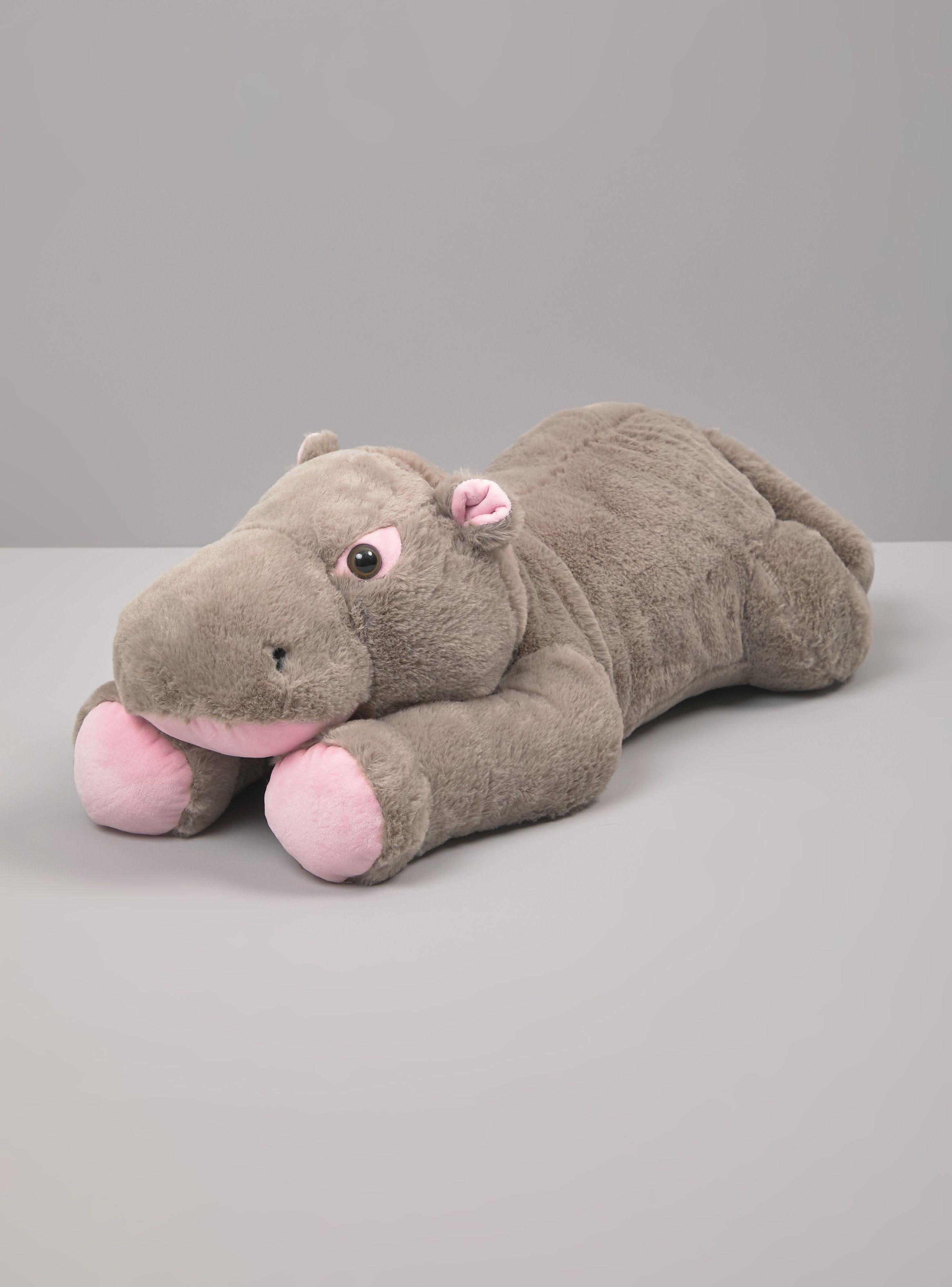 Peluche Hipopotamo Acostado 60 cm-0