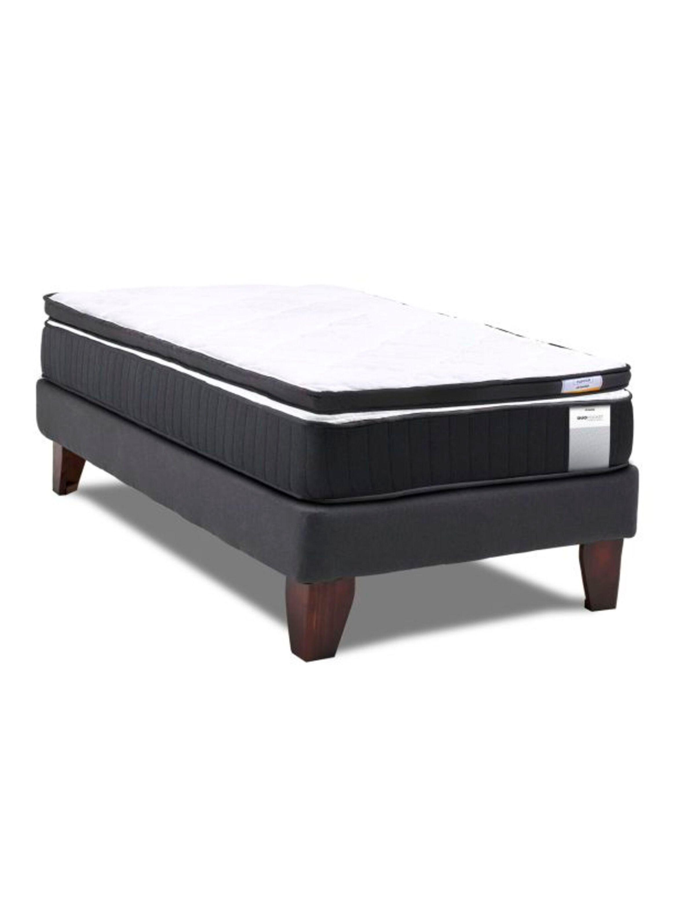 Cama Europea Dúo Pocket 1 Plaza + Topper-1