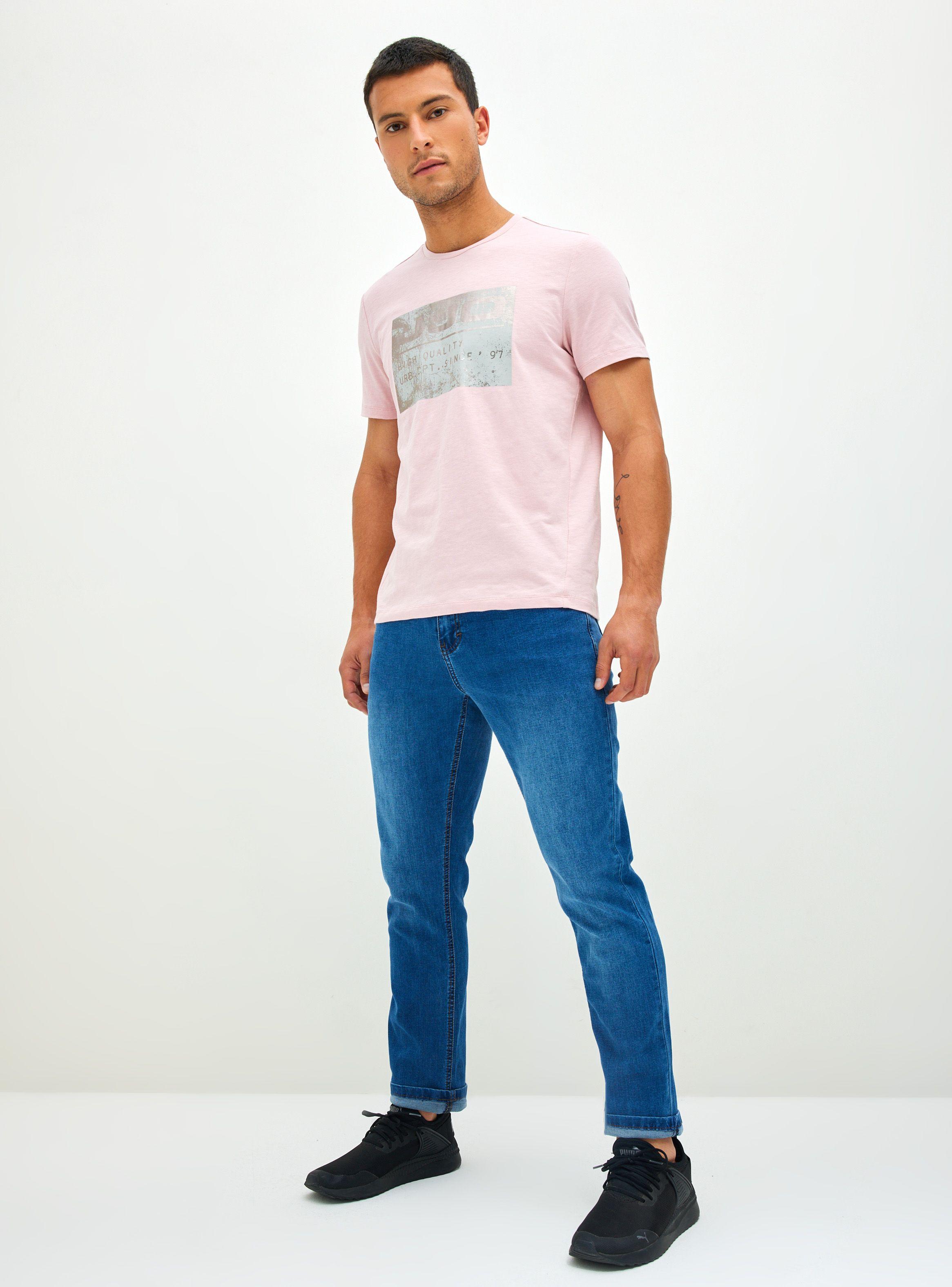 Jeans Diseño Tiro Medio Focalizado-3