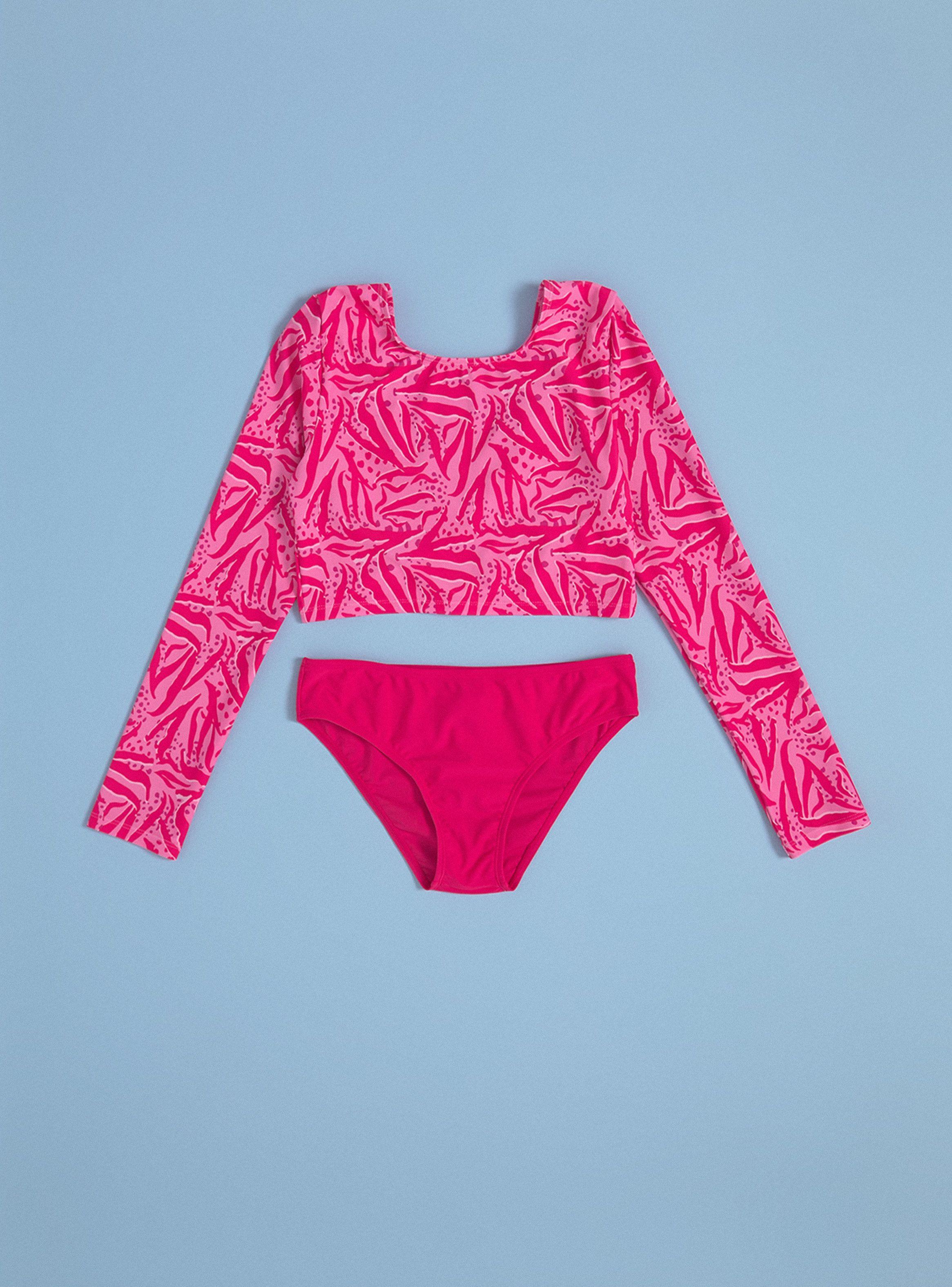 Bikini Top Tipo Polera, Abertura Espalda-0