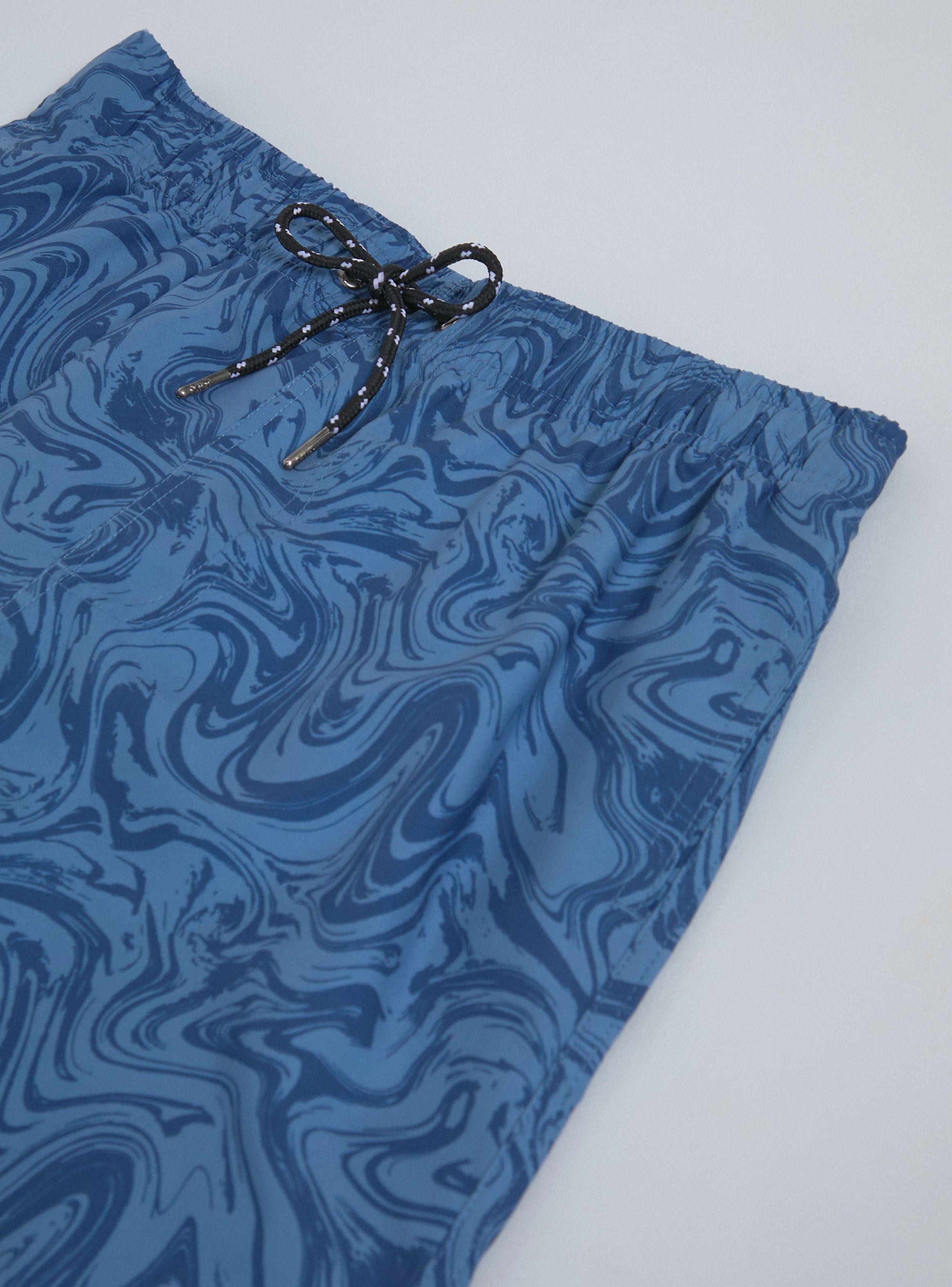 Traje de Baño Estampado Abstracto-4