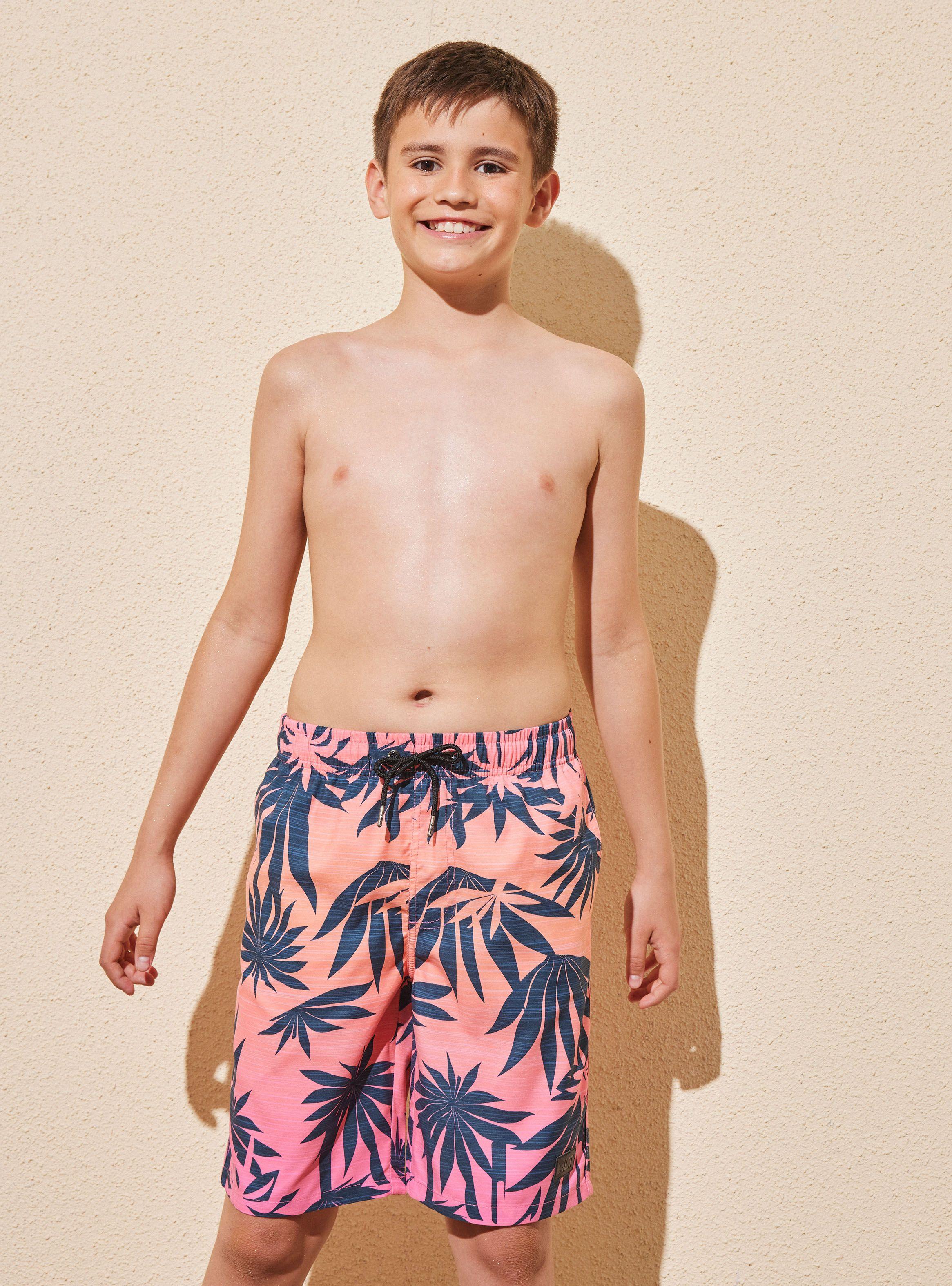 Traje de Baño Estampado Completo Tropical-3