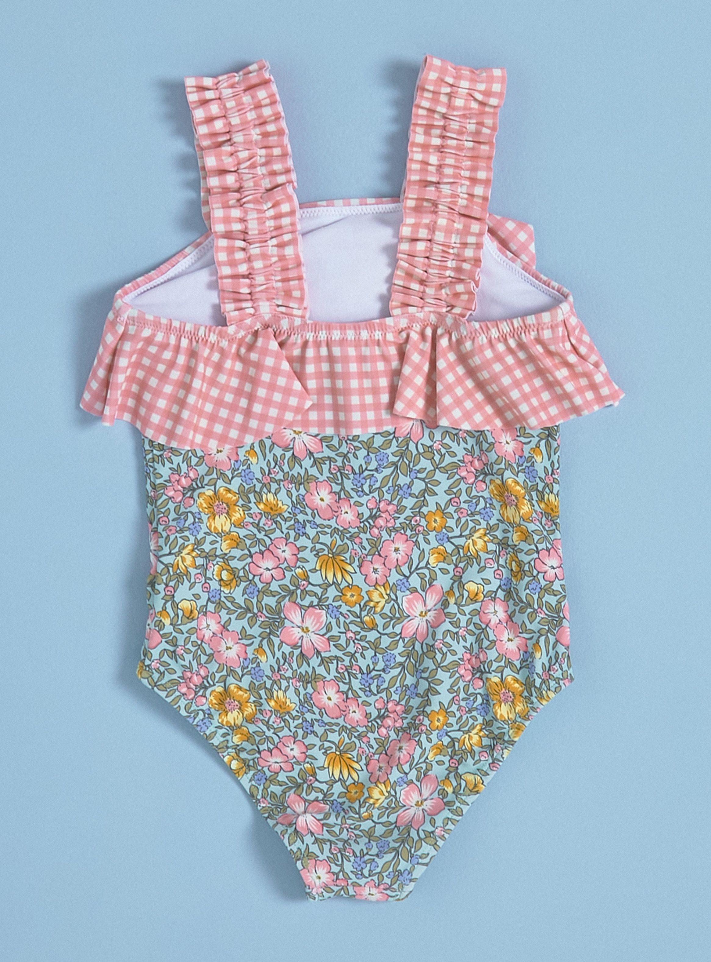 Traje de Baño Tirantes Elasticos y Vuelos-1