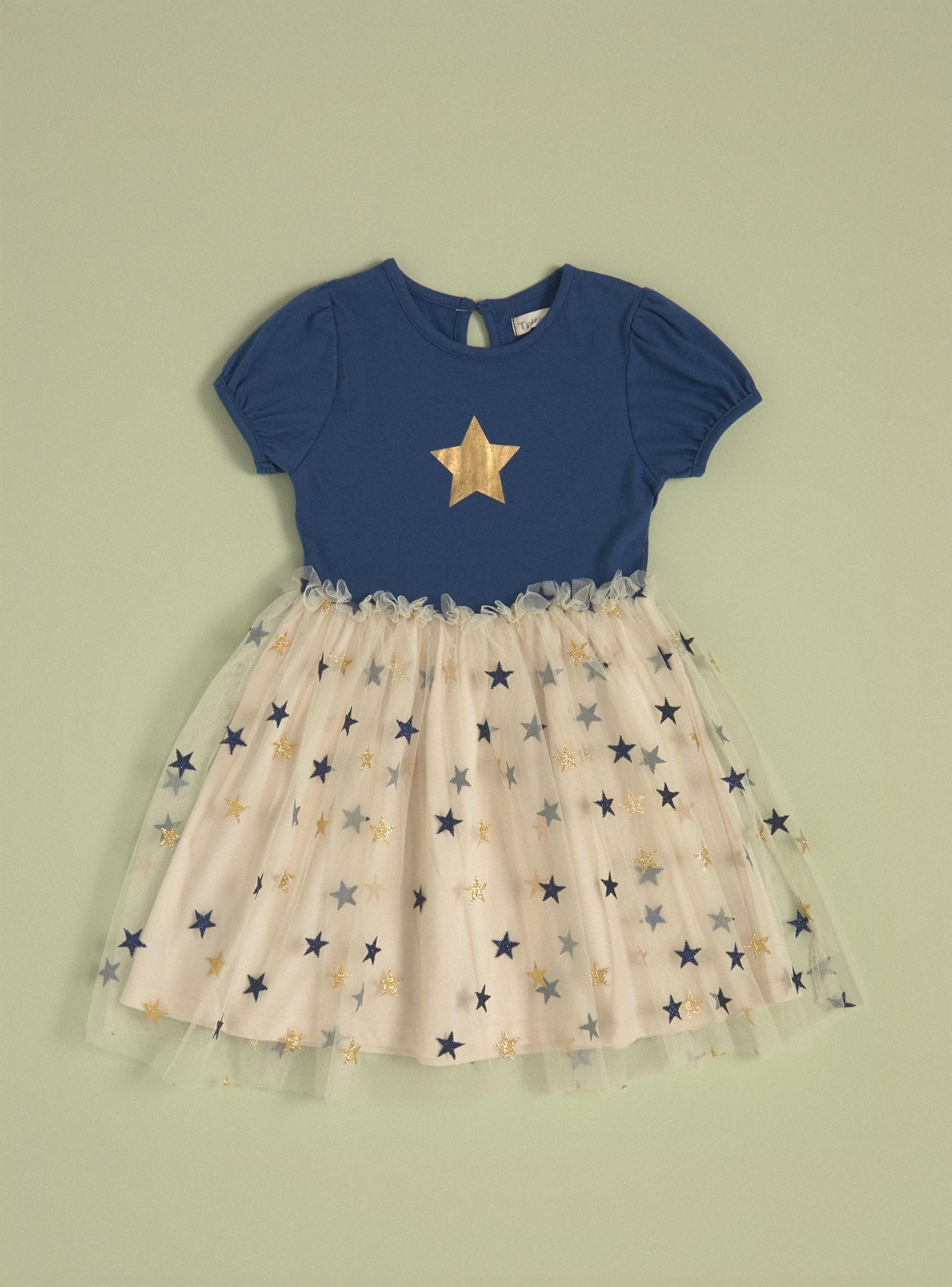 Vestido Tull Estampado Folia-2