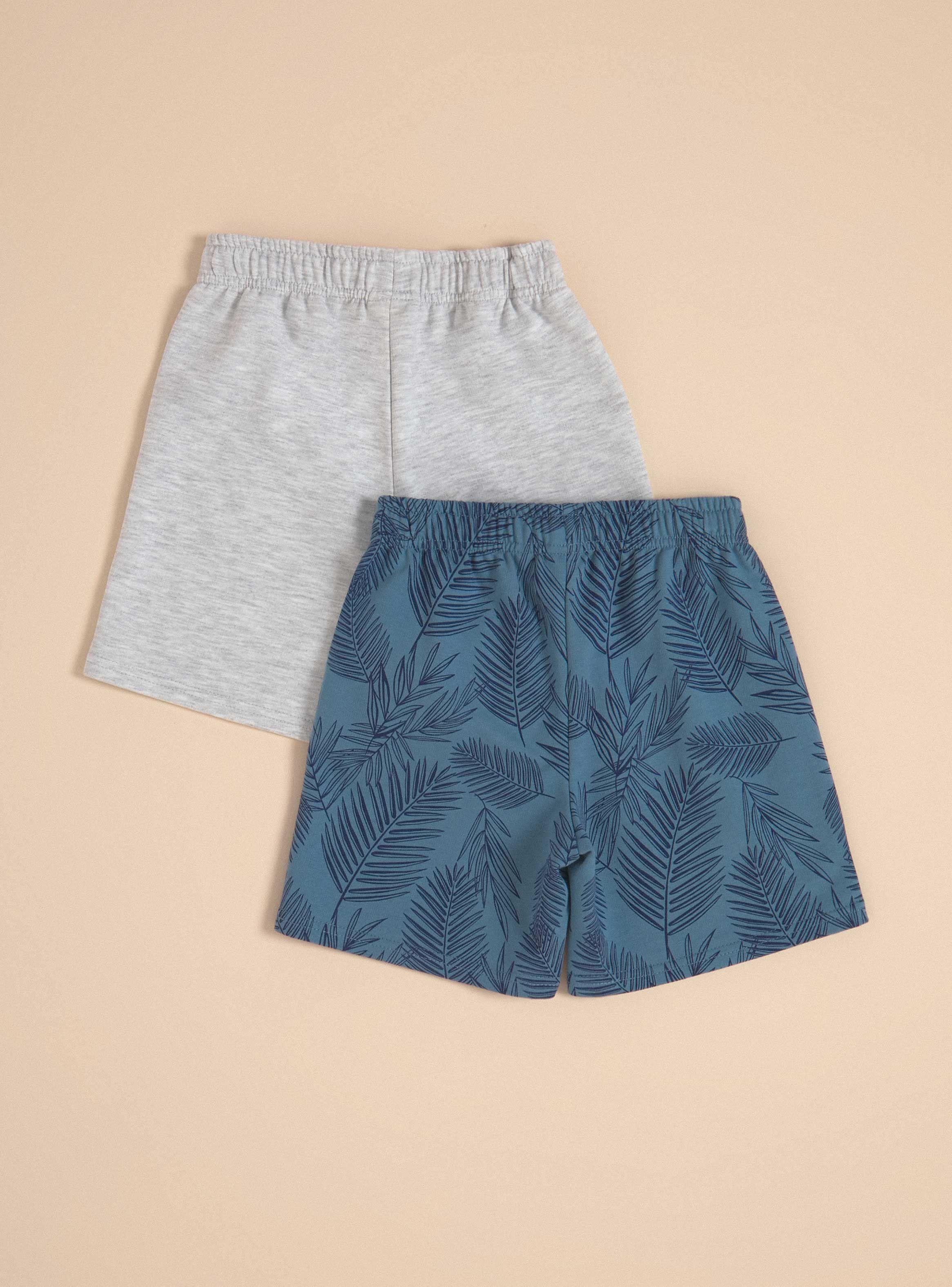 Bermuda Bipack Liso Estampado-3