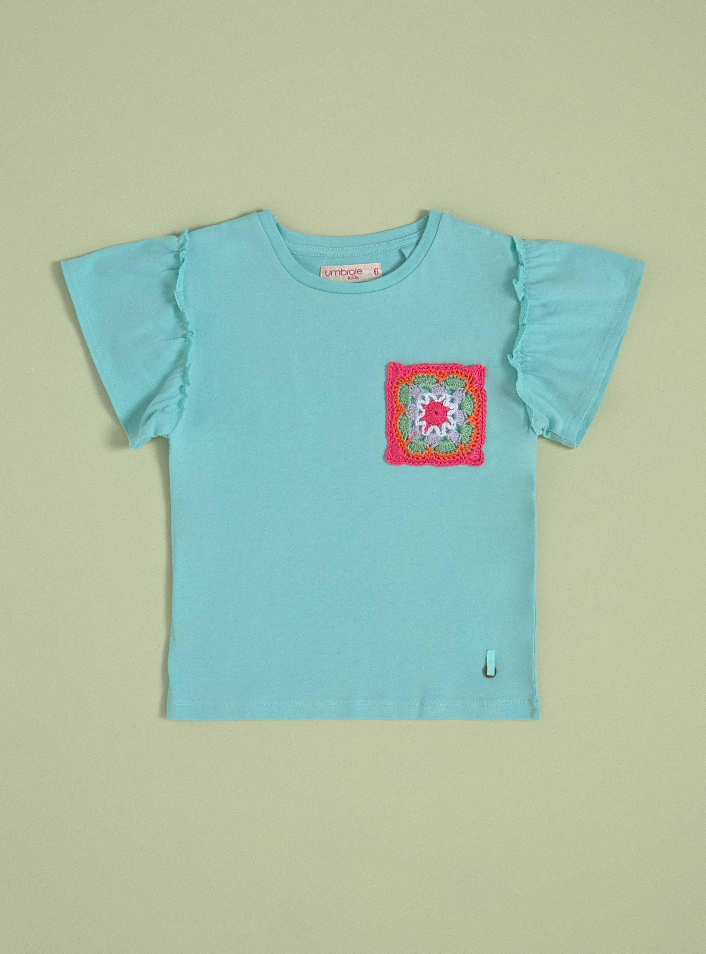Polera con Bolsillo de Crochet-0