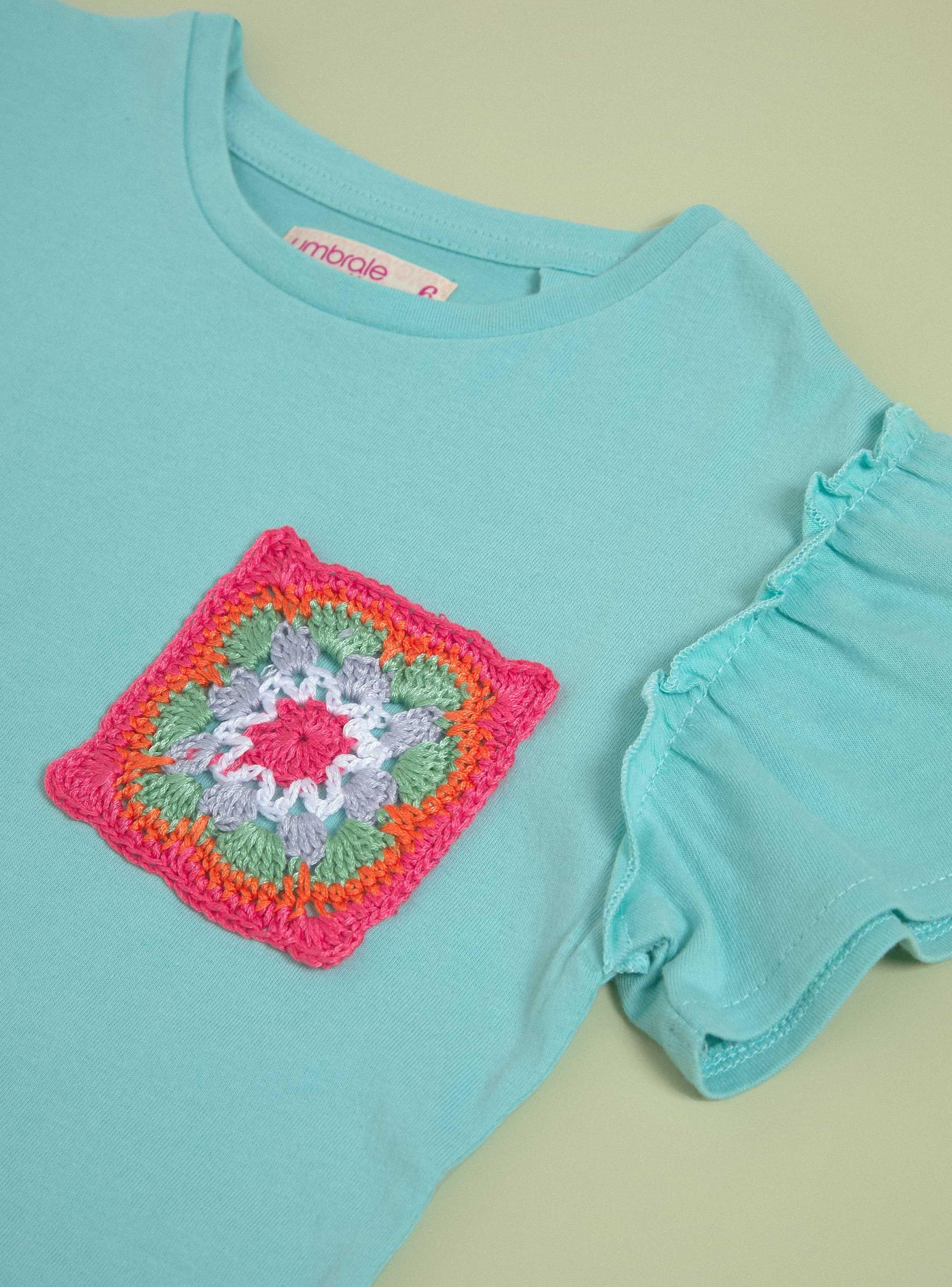 Polera con Bolsillo de Crochet-2