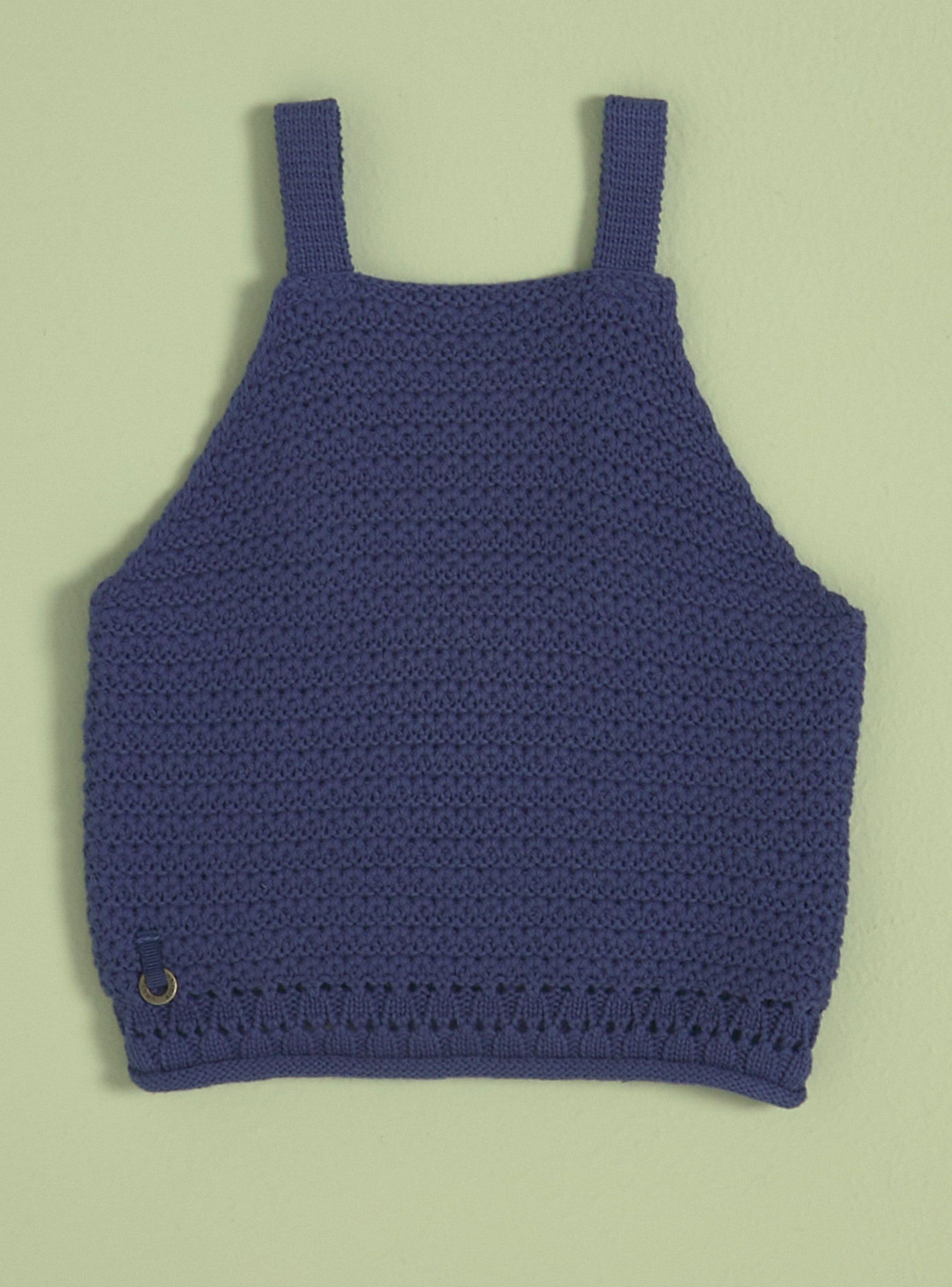 Polera Peto Crochet Algodón-2