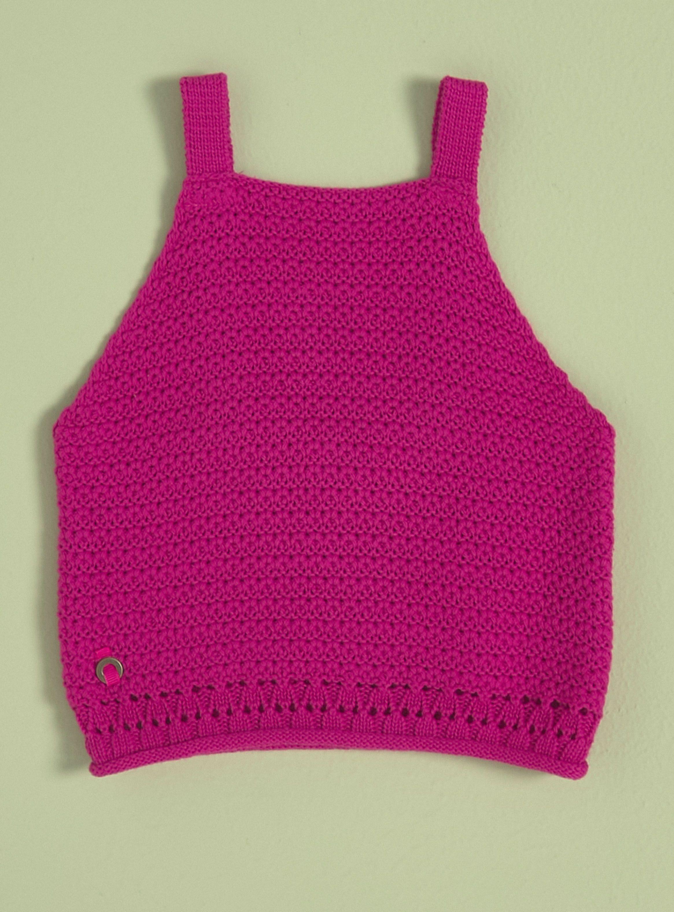 Polera Peto Crochet Algodón-0