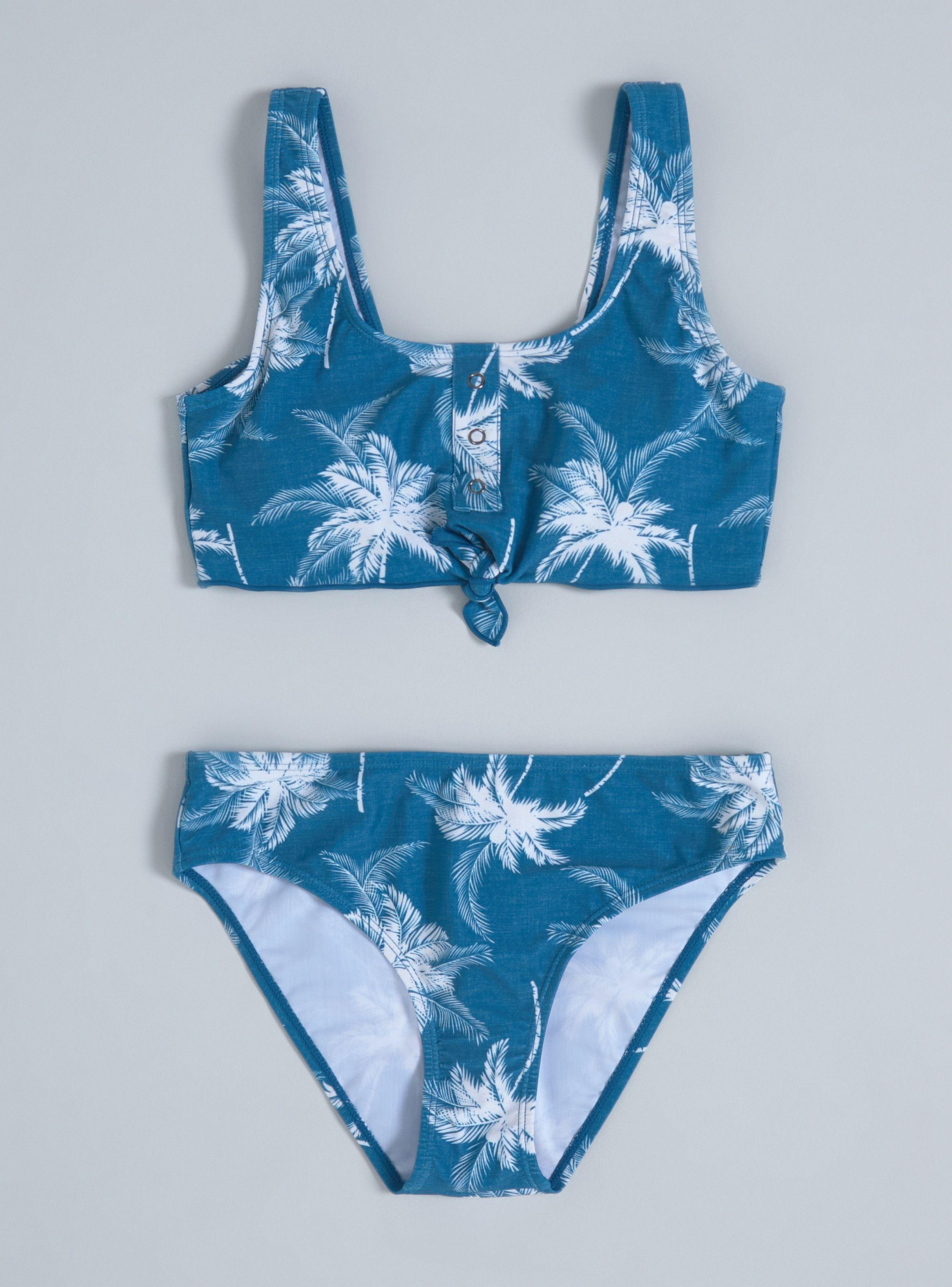 Traje de Baño Botones y Nudo-2