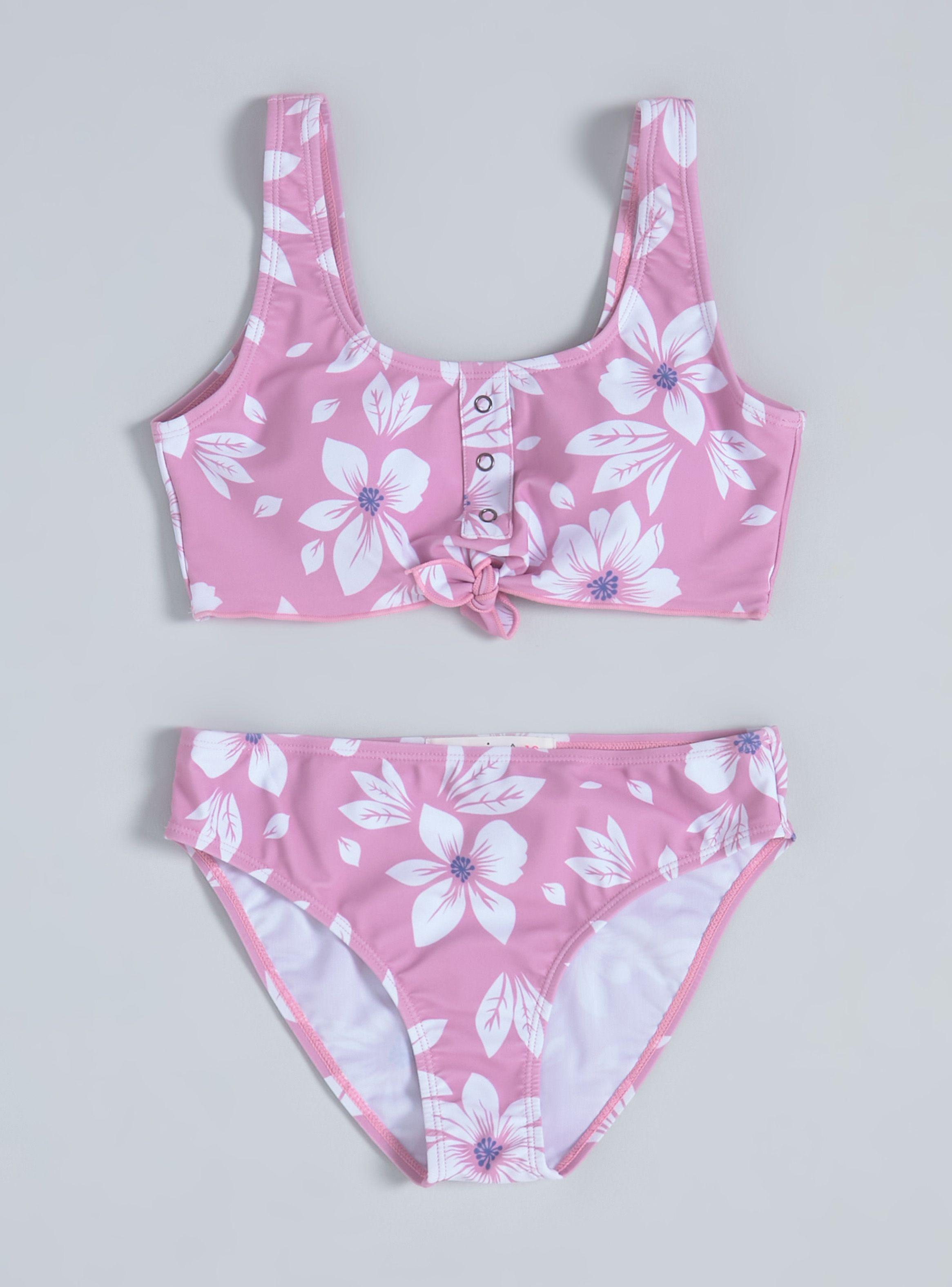 Traje de Baño Botones y Nudo-0