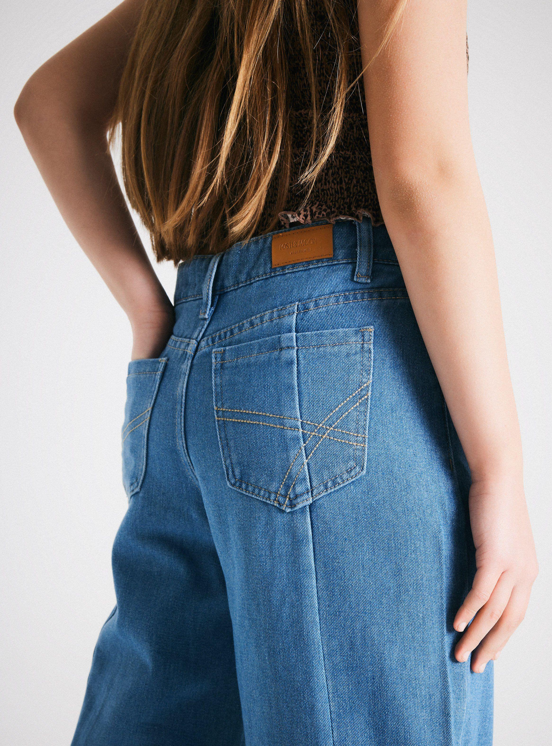 Jeans Paneles en Costados-0
