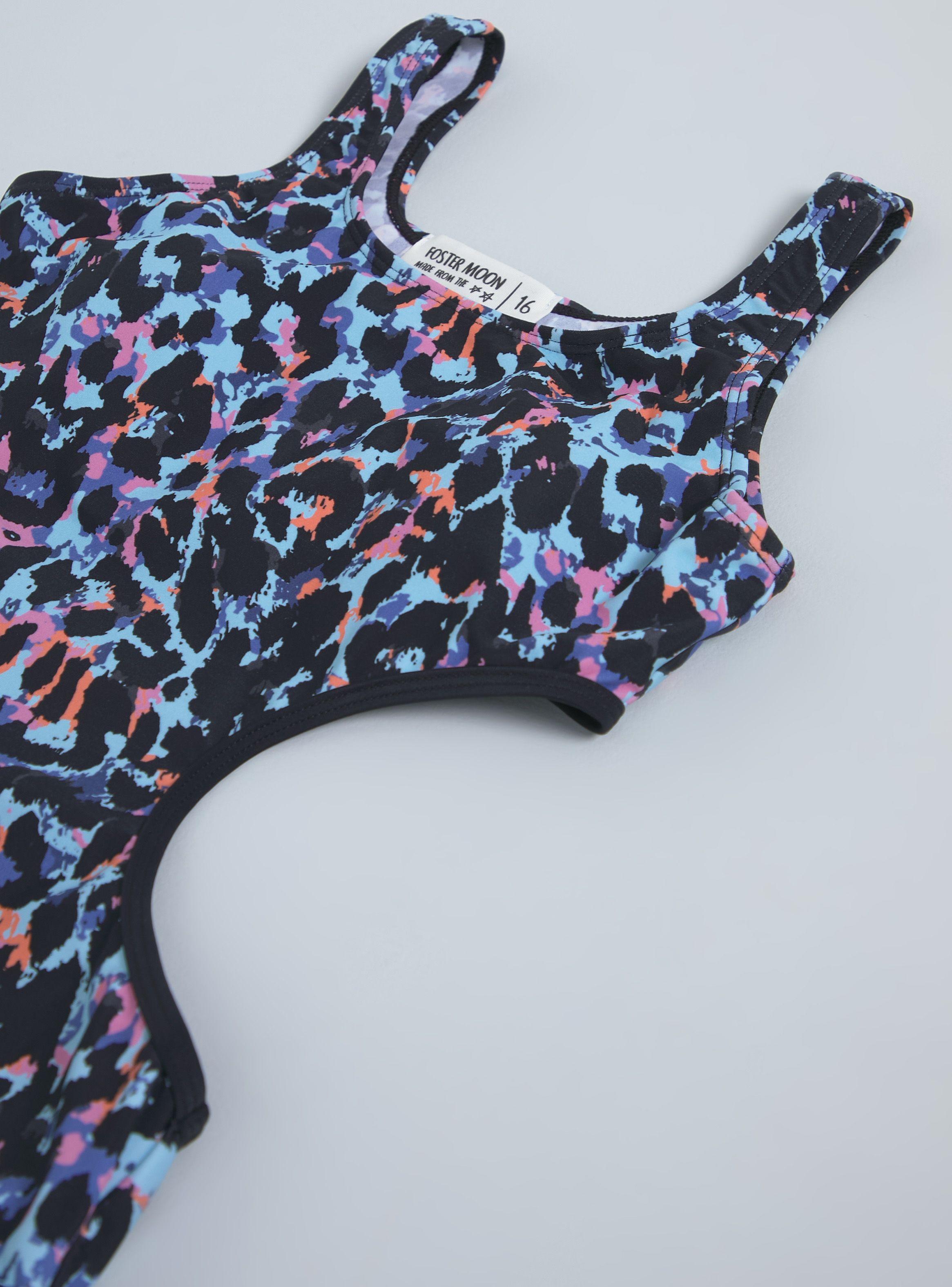 Traje de Baño Estampado Cut Out-2