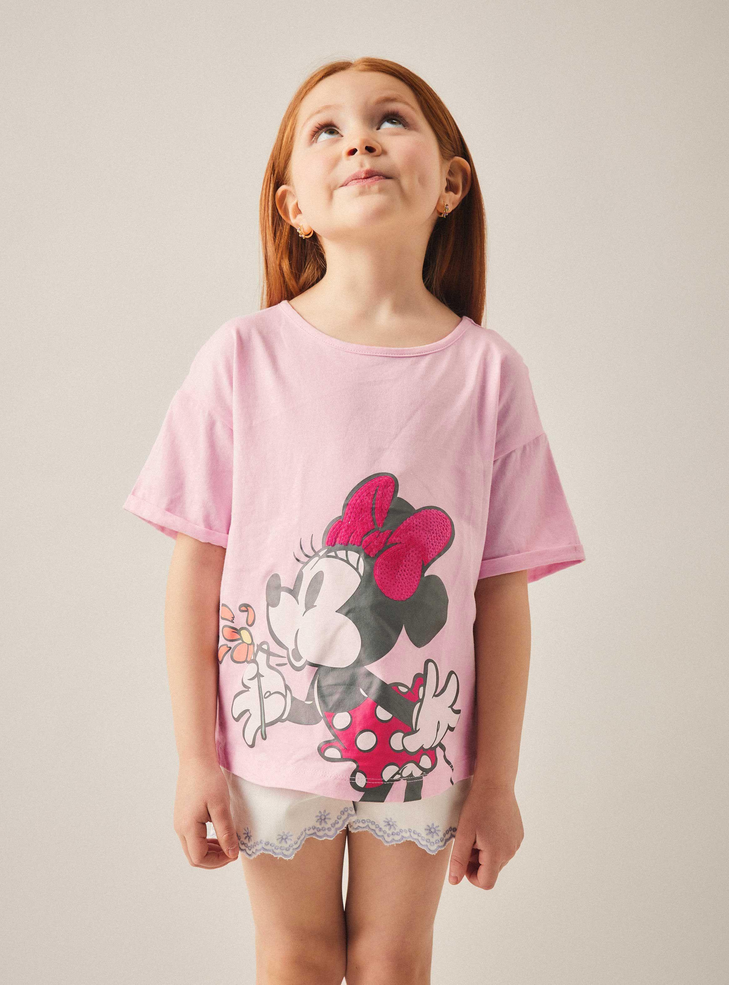 Polera Bipack Manga Corta Niña Minnie Disney-1