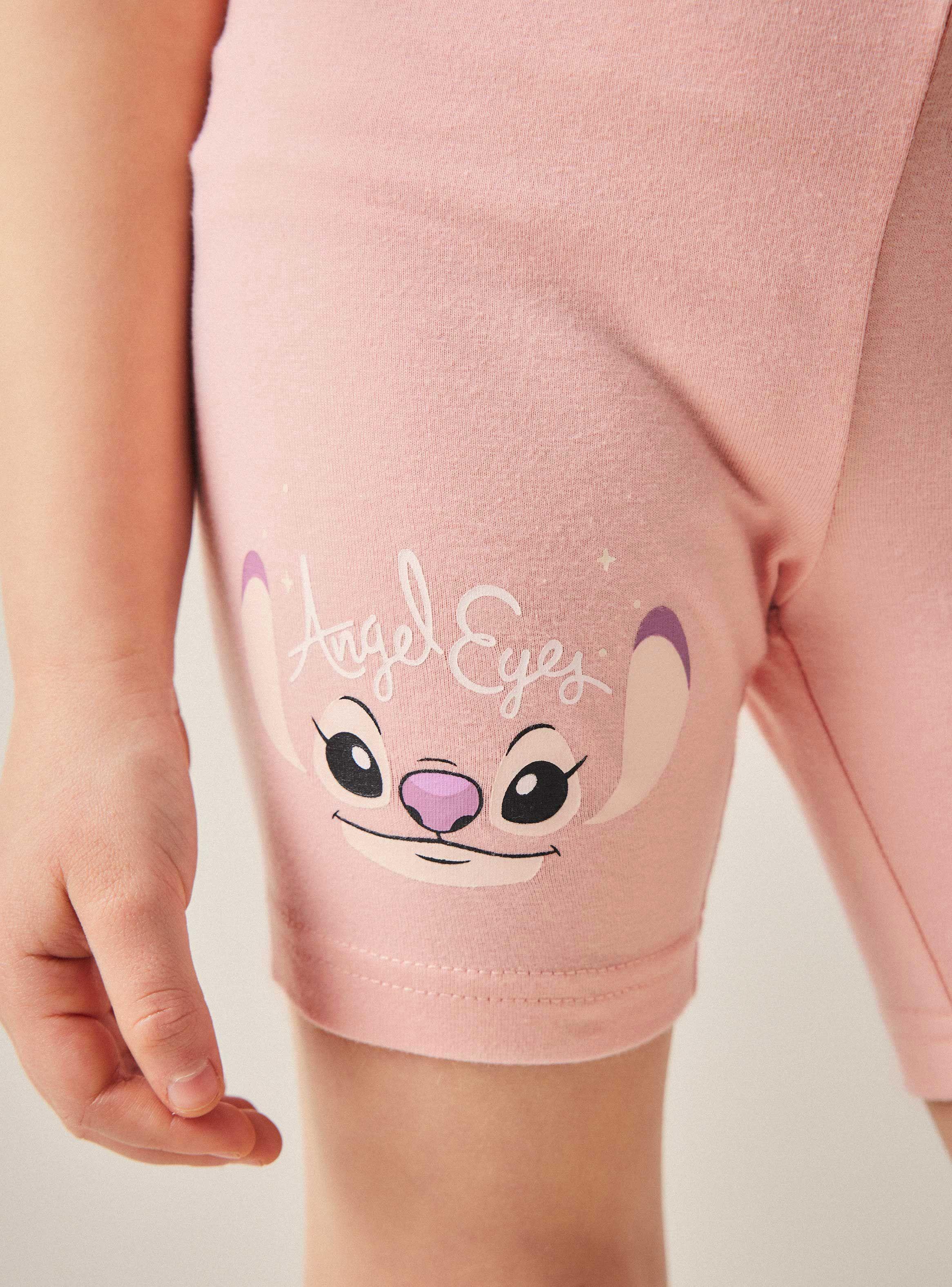 Calza Corta Niña Stitch Disney-1