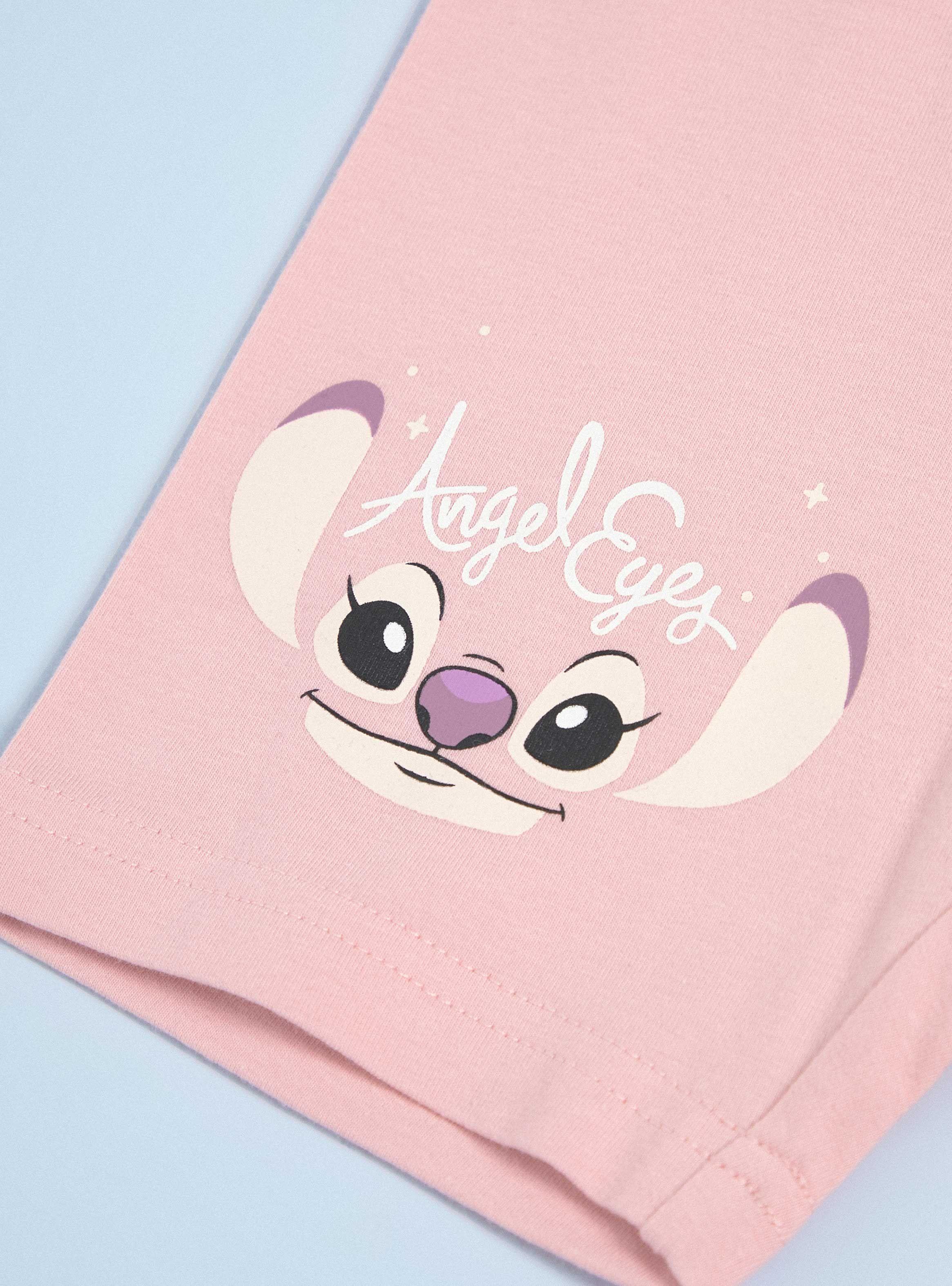 Calza Corta Niña Stitch Disney-4
