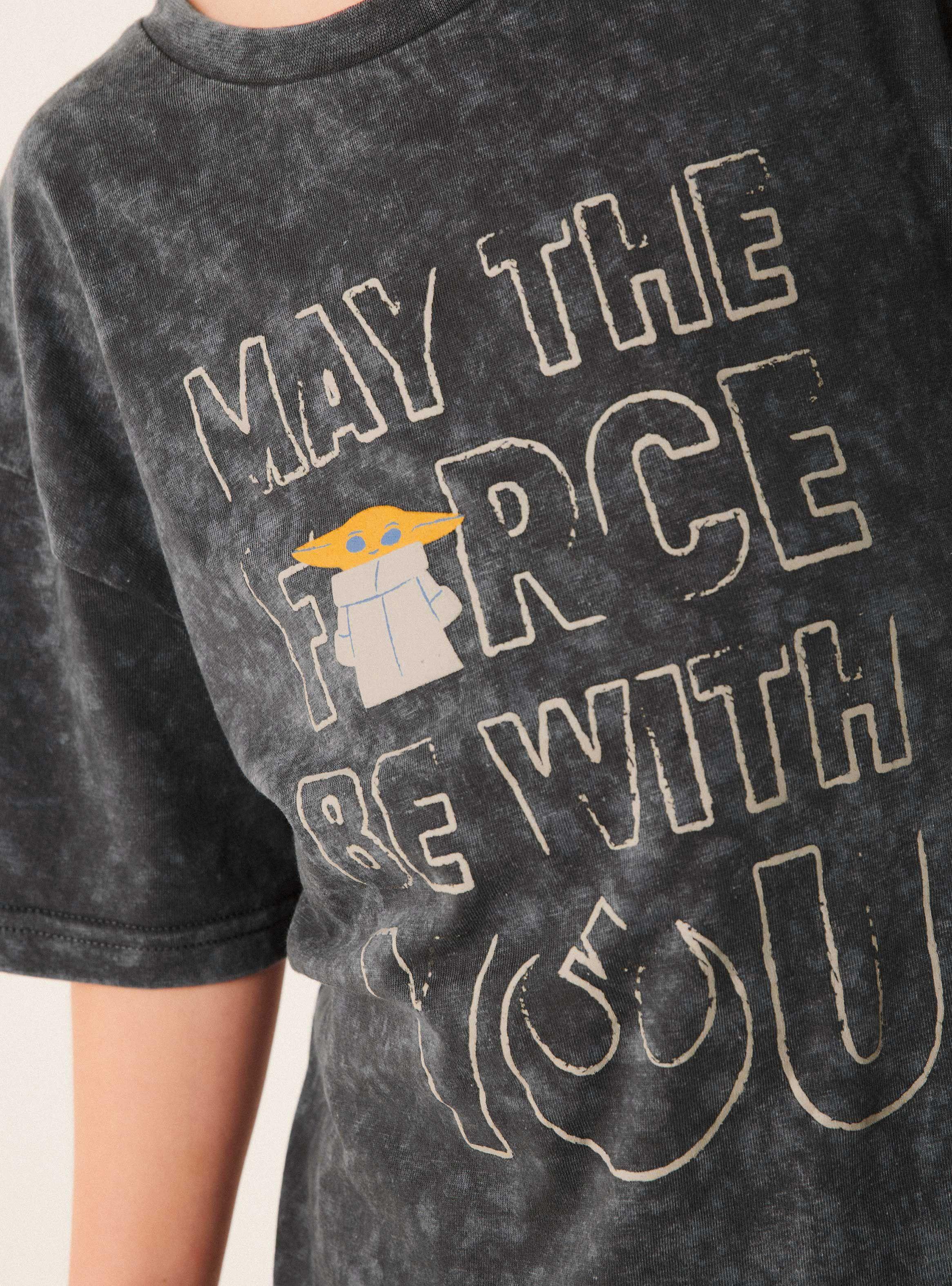 Polera Estampado Star Wars Acid Wash-1