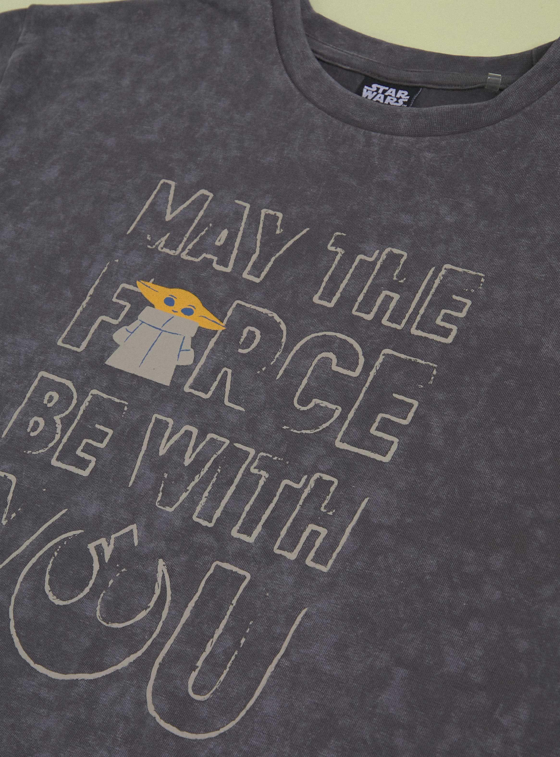 Polera Estampado Star Wars Acid Wash-4