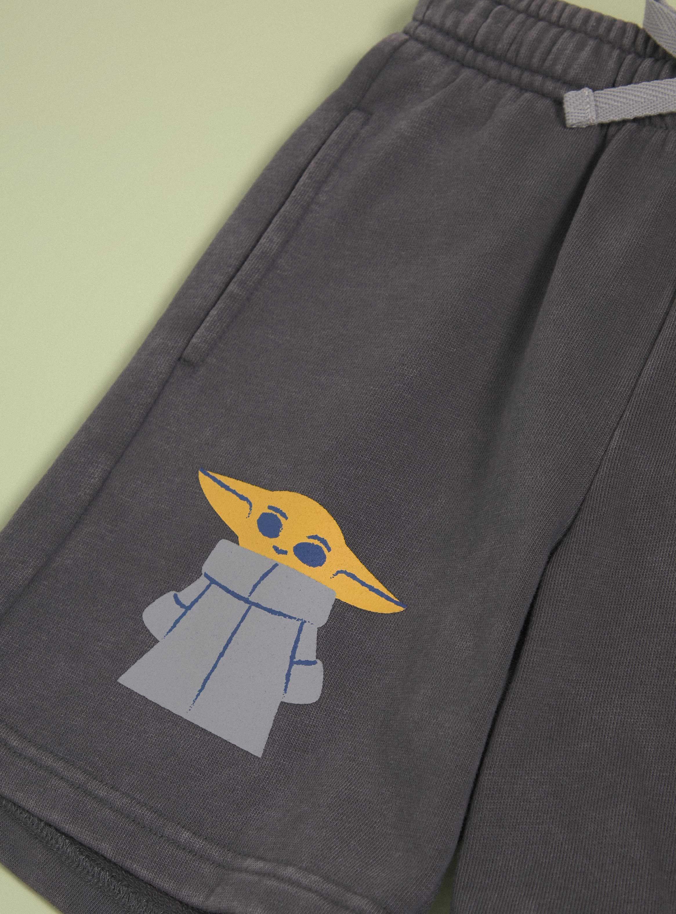 Short Estampado Star Wars Acid Wash-4