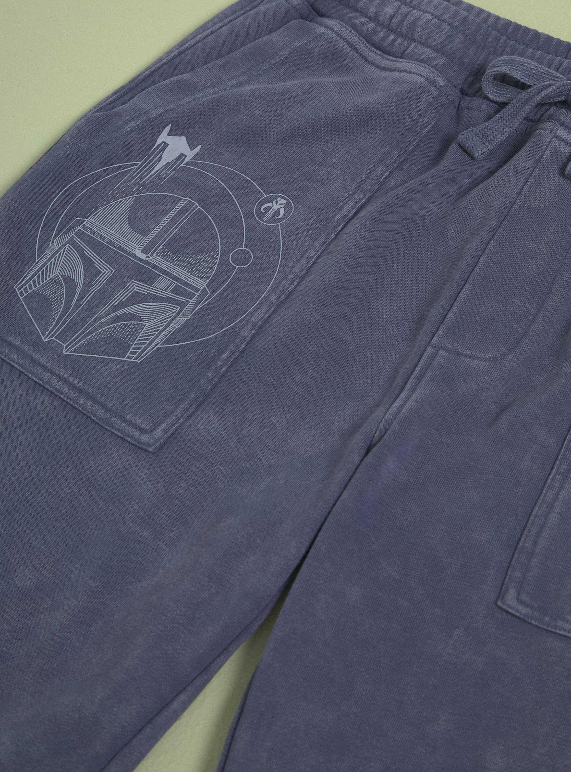 Short Azul Estampado Mandalorian Star Wars-4