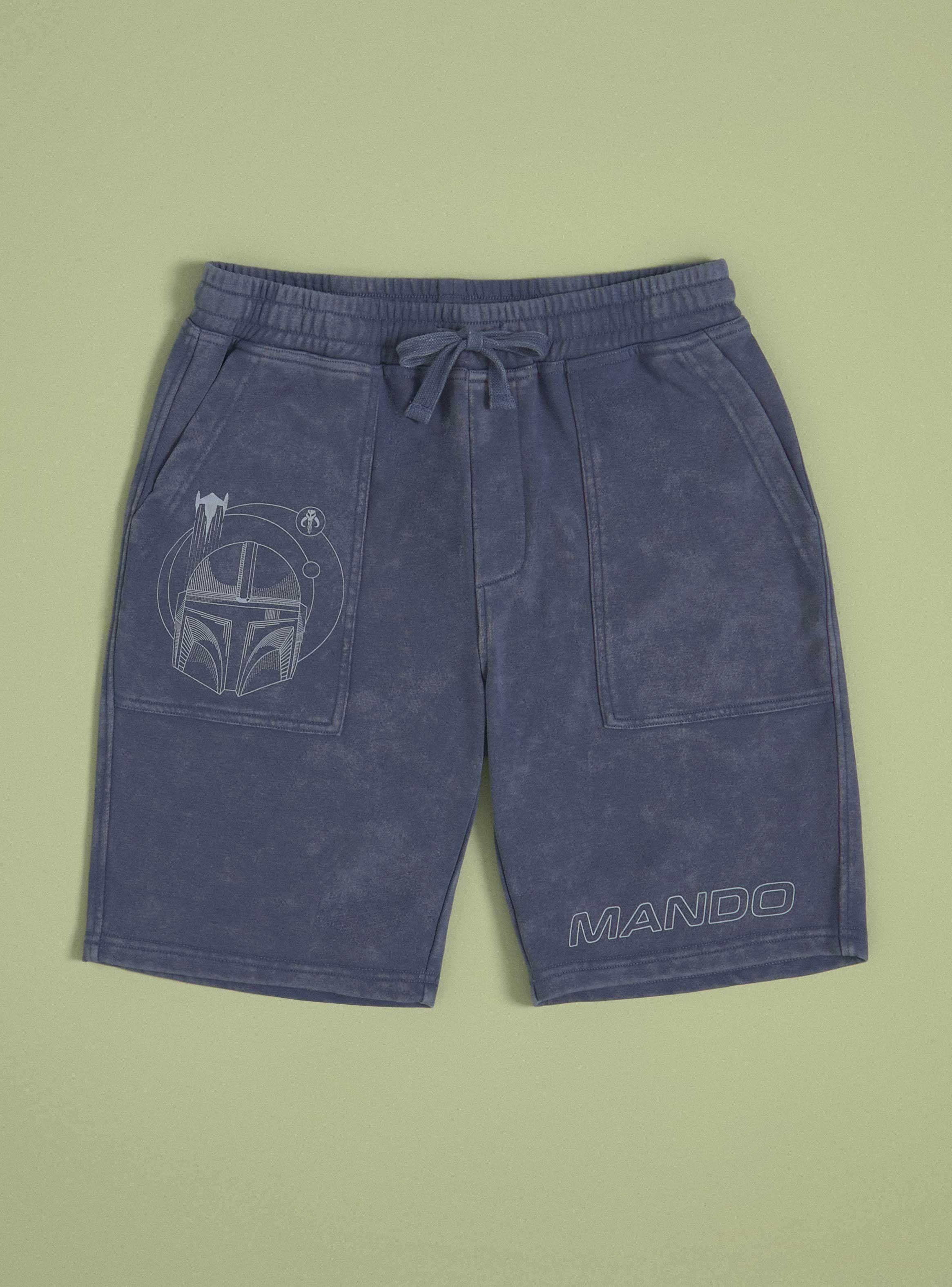 Short Azul Estampado Mandalorian Star Wars-2