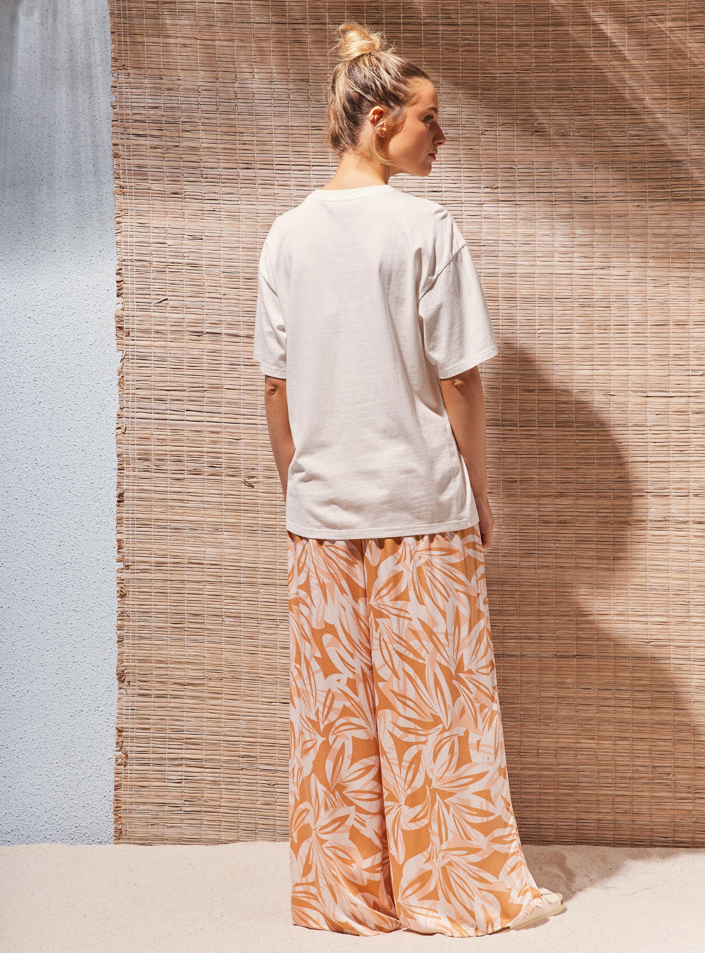 Polera Manga Corta Estampado Paradise Found de Tacto Suave-5