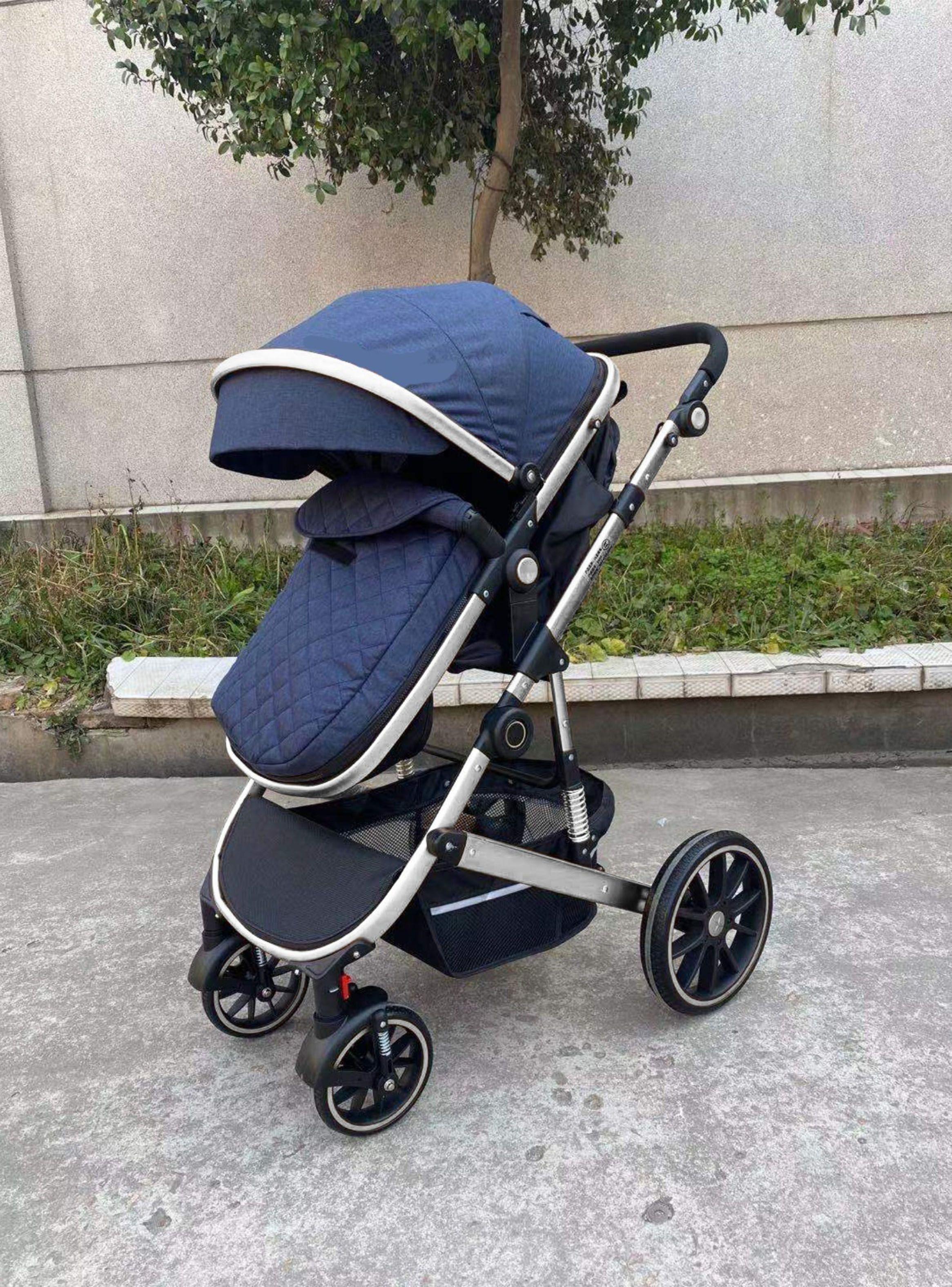 Coche Cuna Lux Azul 3 En 1-5
