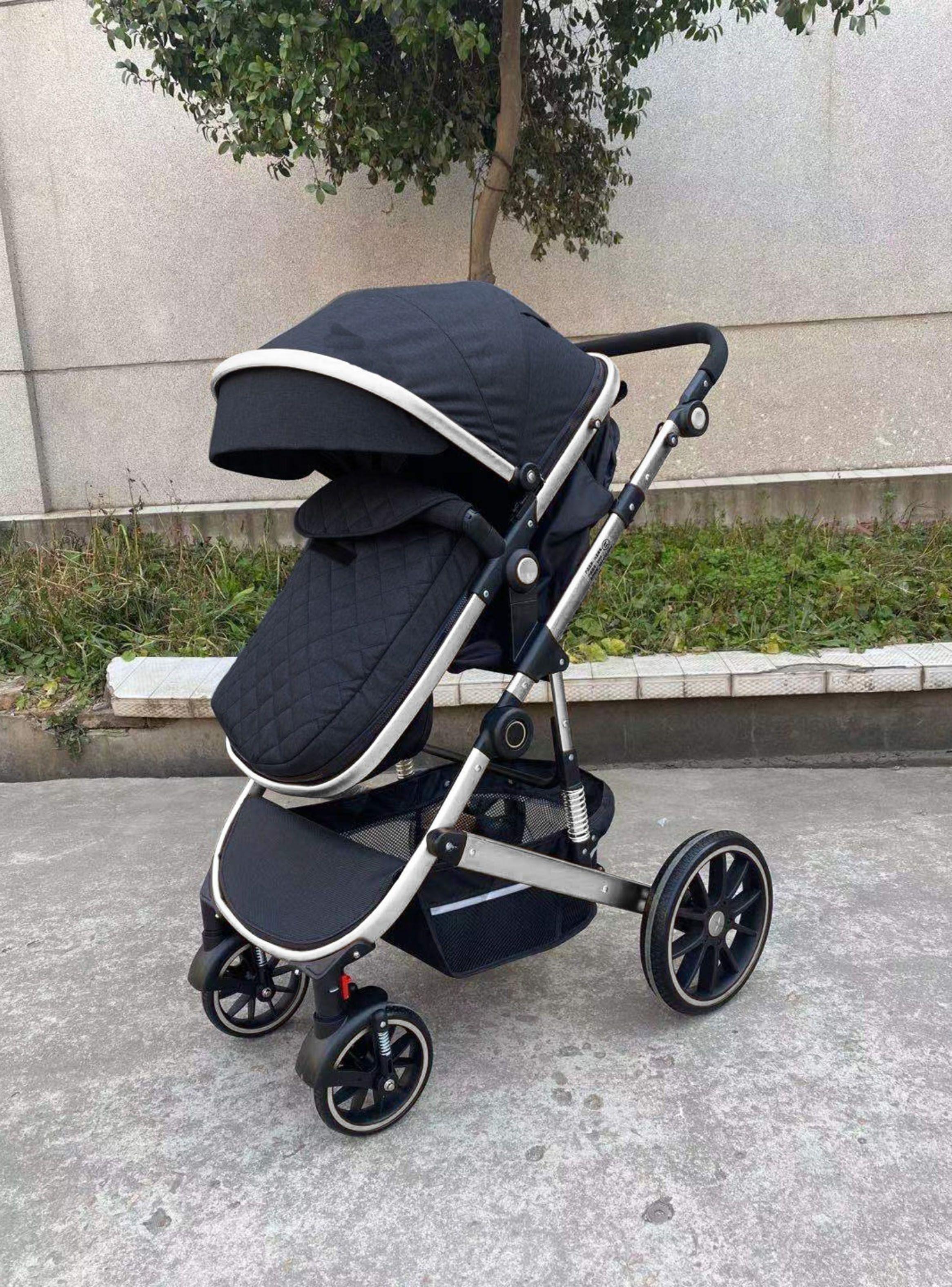 Coche Cuna Lux Negro 3 En 1-5