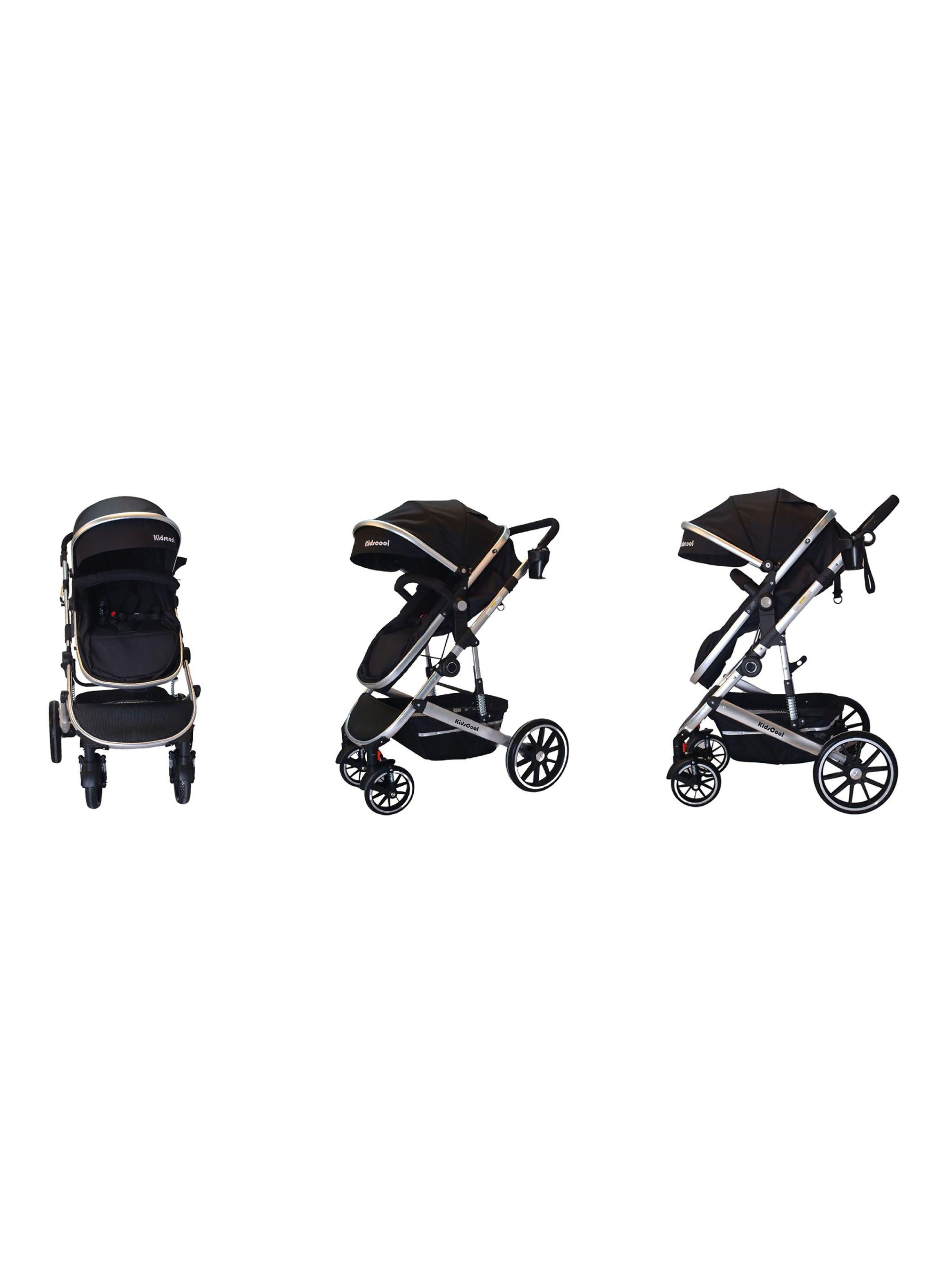 Coche Cuna Lux Negro 3 En 1-3