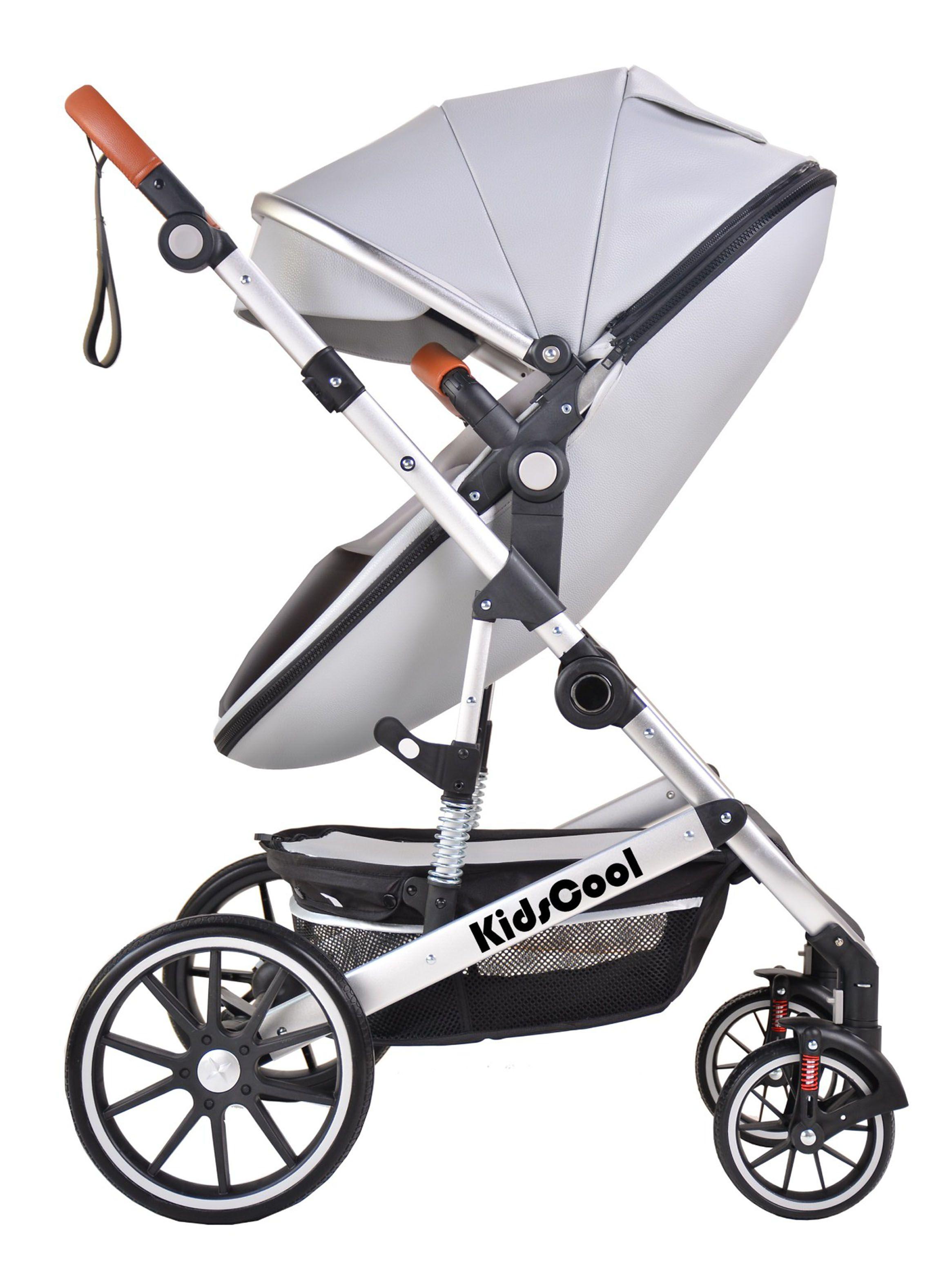 Coche Cuna Egg Gris 3 En 1-3