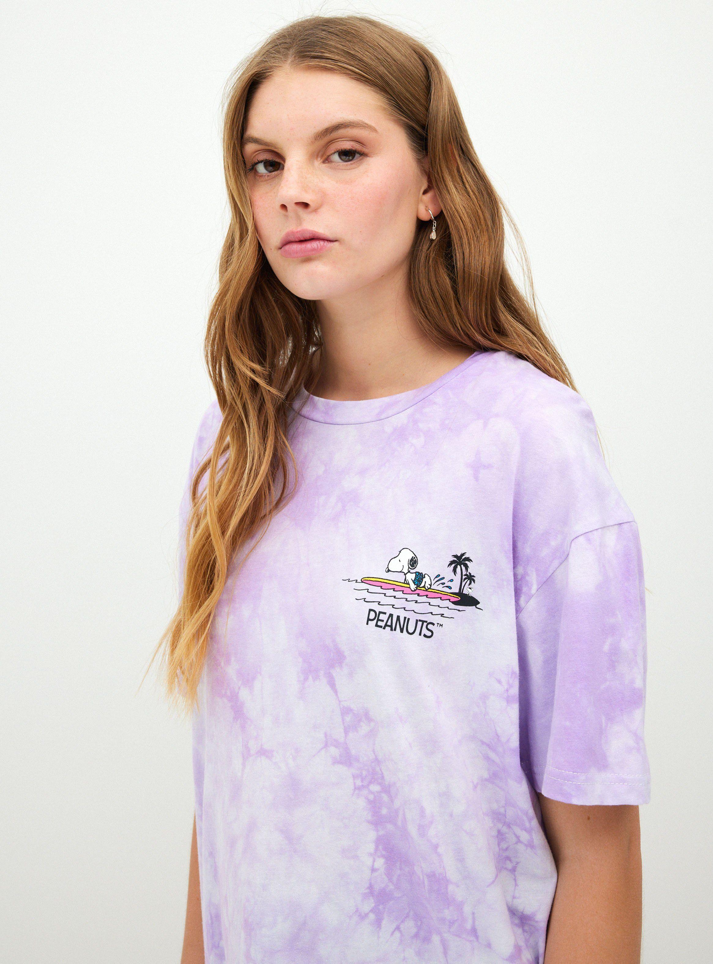 Polera Tie Dye Estampado Snoopy Surfer-2