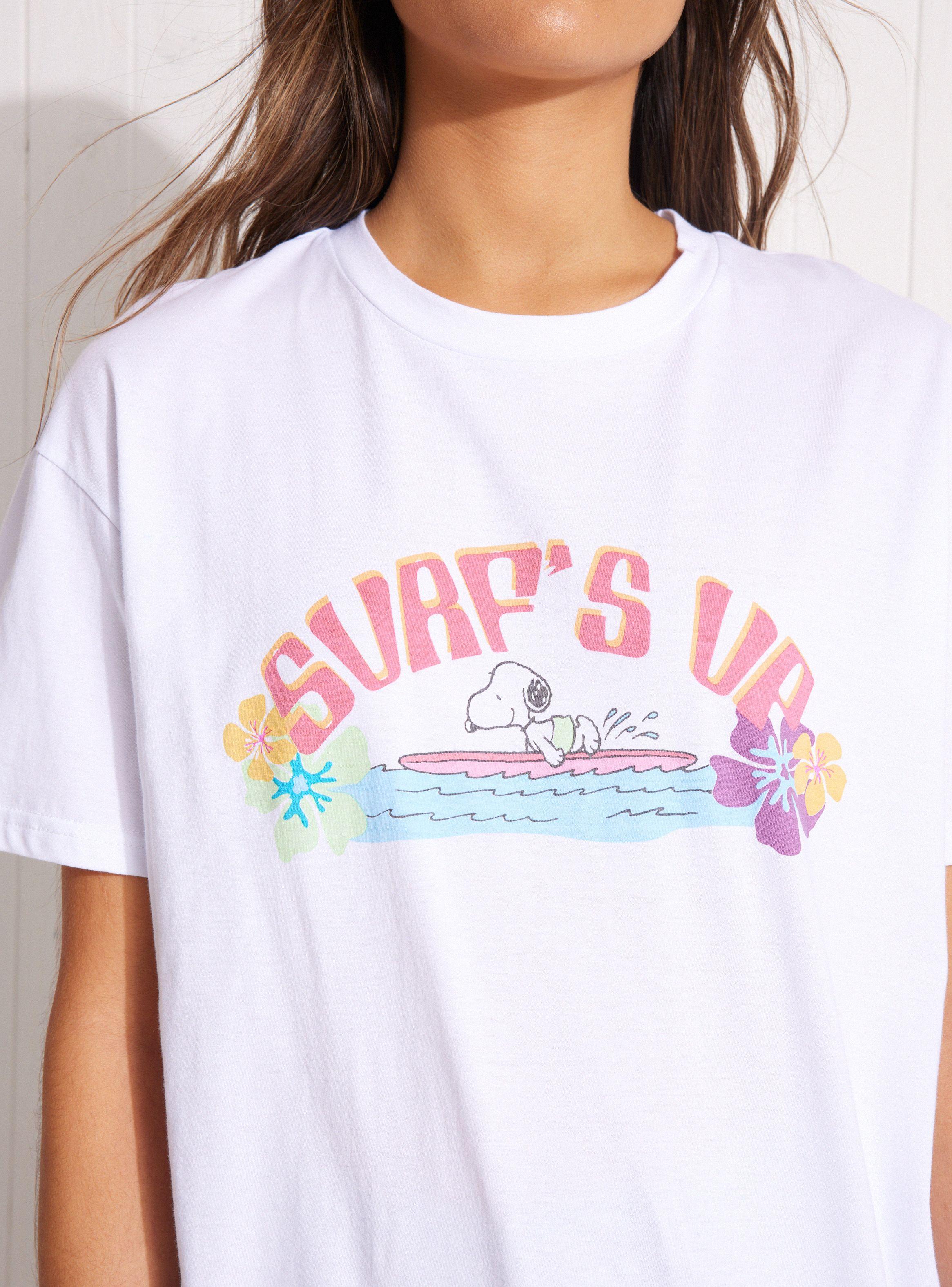 Polera de Algodón Snoopy Surf's Up-3