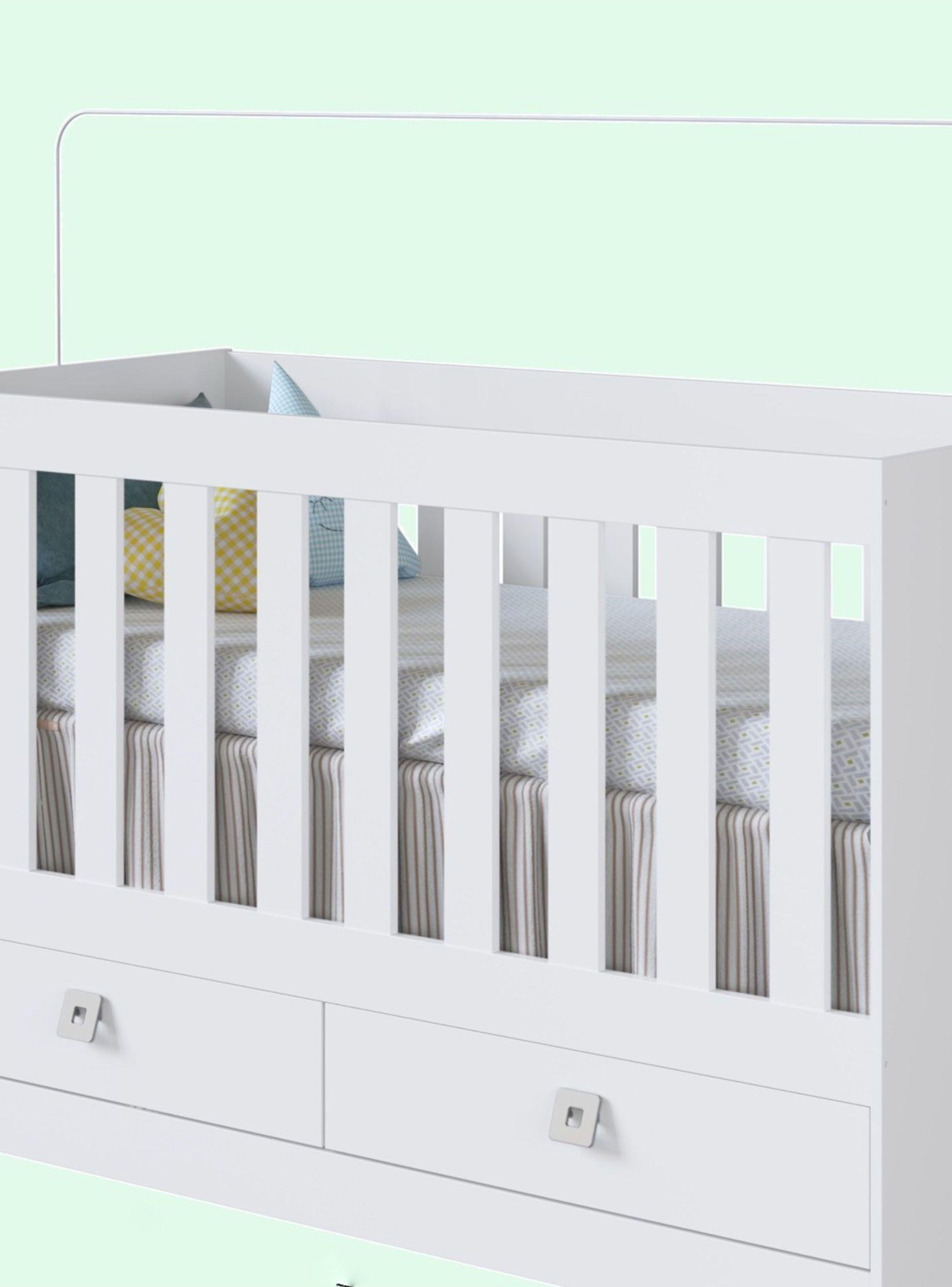 Cuna Multifuncion New Amore 3X1 Blanco-3