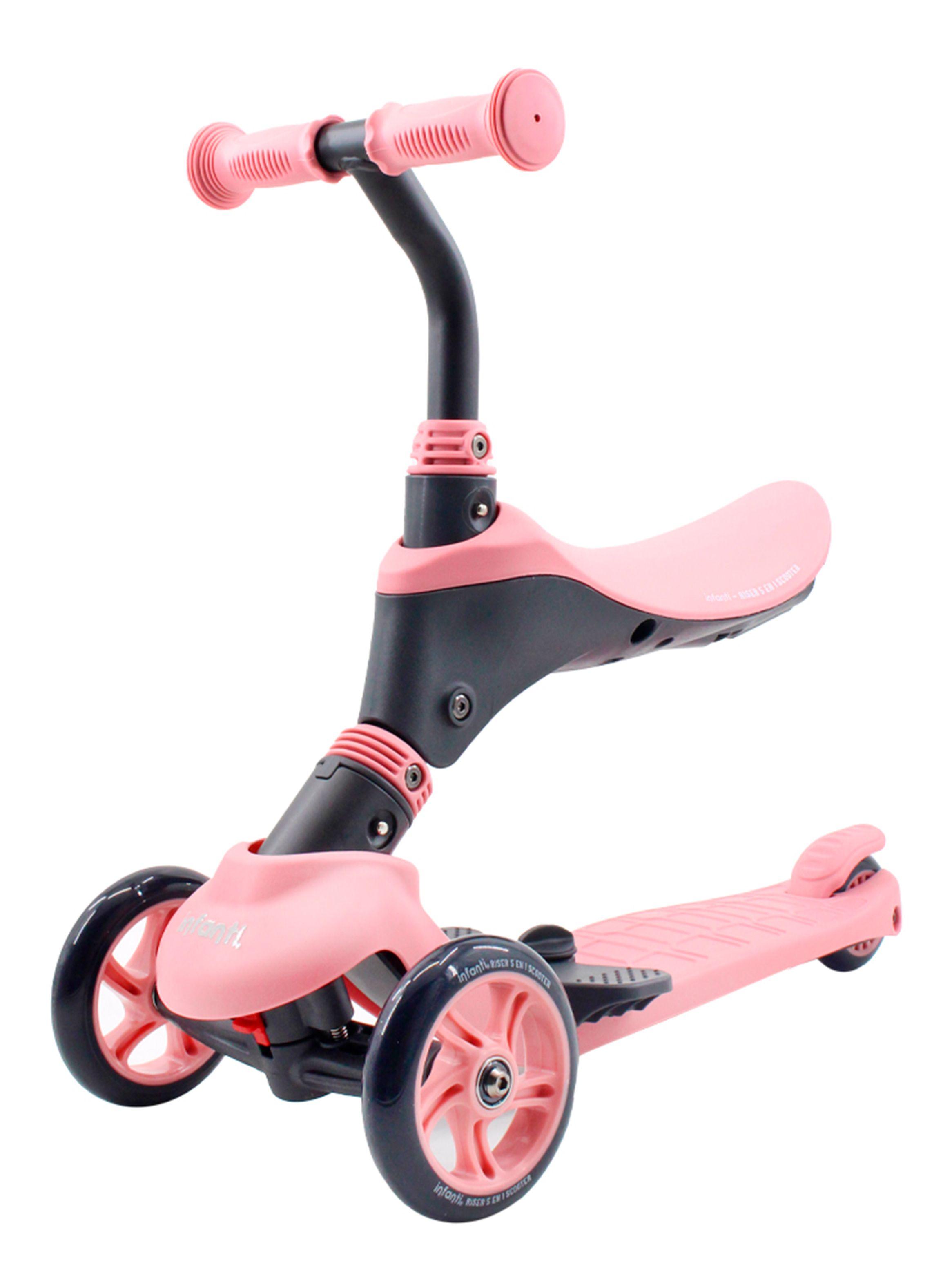 Scooter 5 en 1 Riser Rosado Infanti-4