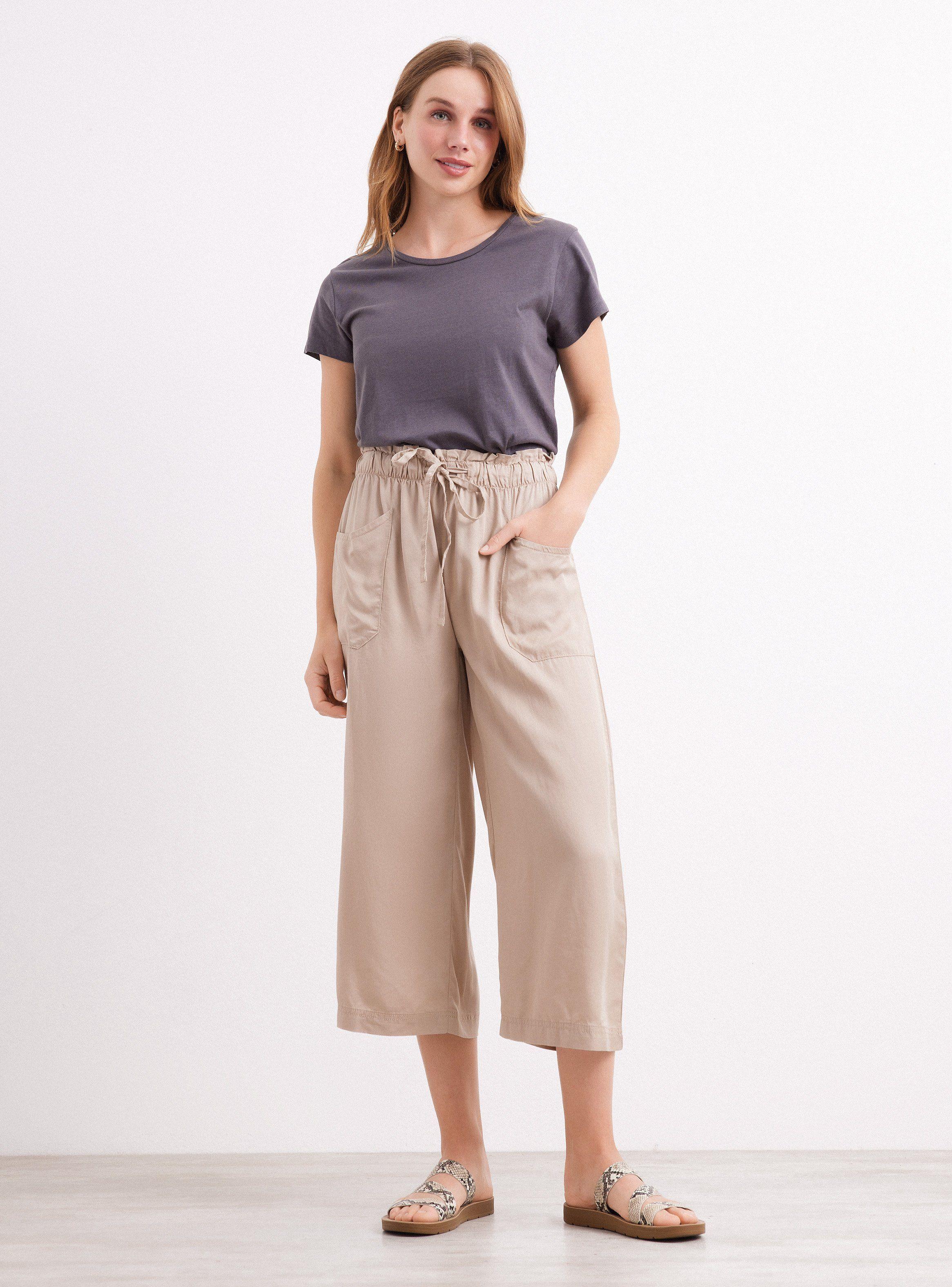 Pantalón Capri Ancho-4