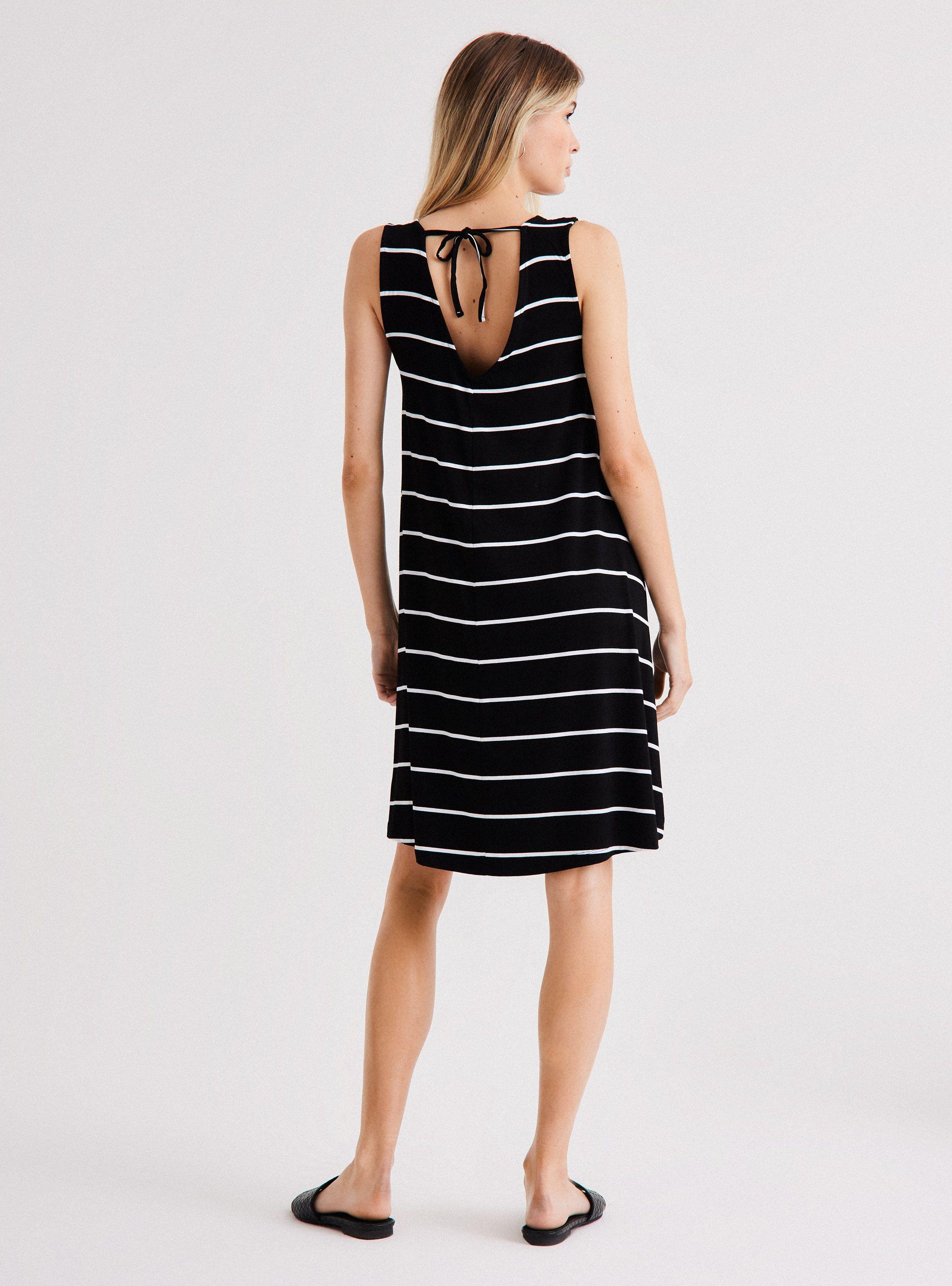 Vestido Básico Fluido de Tela Elasticada-5