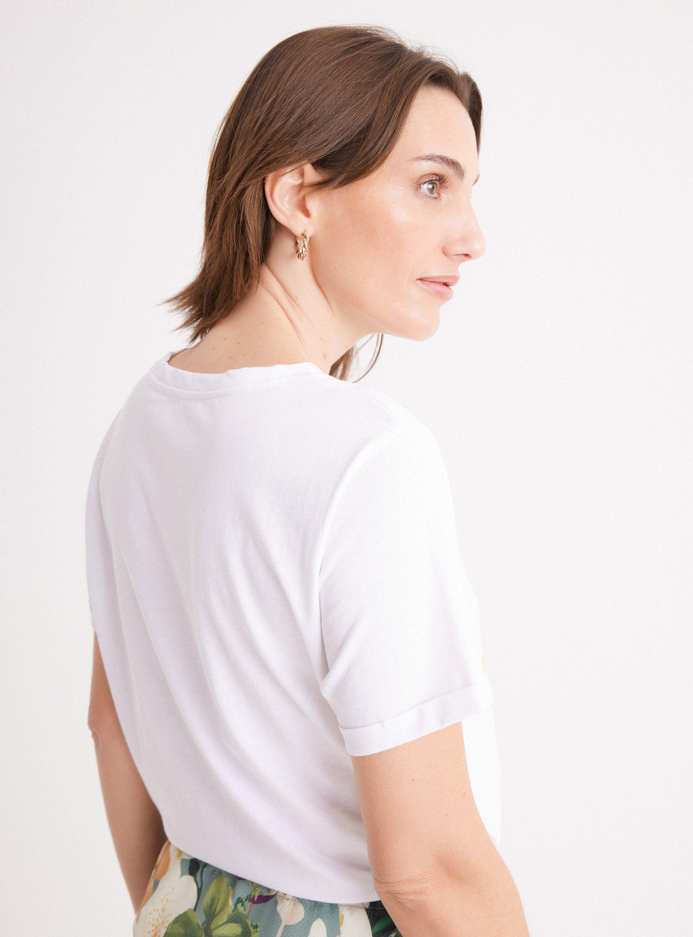 Polera con Print Frontal Manga Corta-3