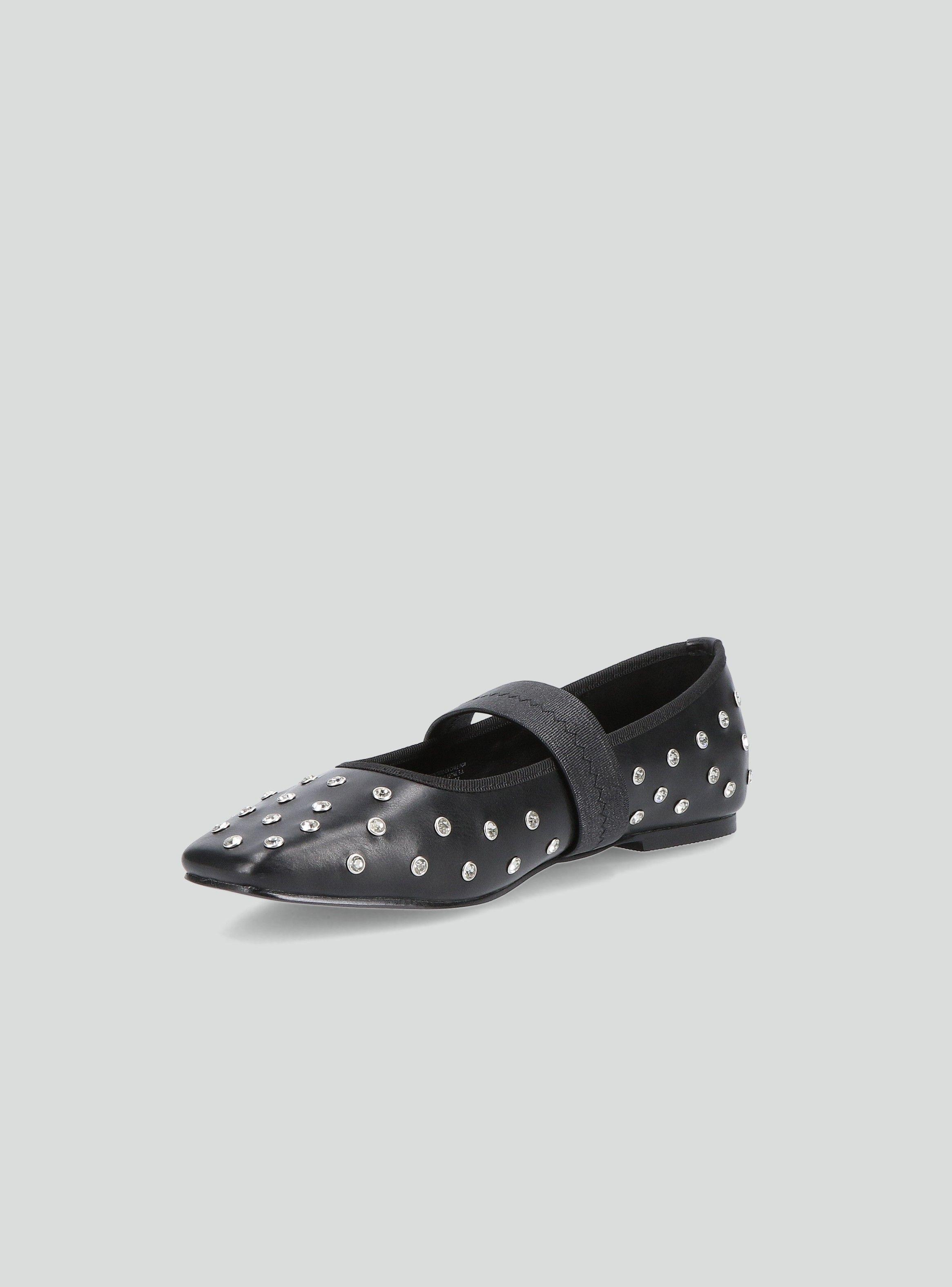 Zapato Casual Tira Elasticada y Strass Mujer-2